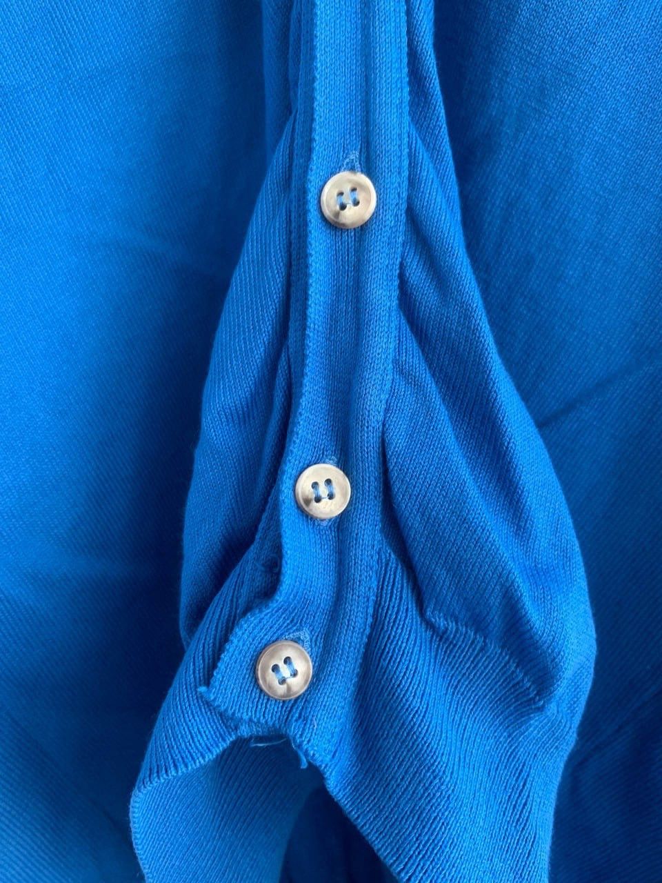Romeo Gigli Romeo Gigli Man Blue Knit Cotton V-Neck Sleeveless Vest Size US M / EU 48-50 / 2 - 13 Thumbnail