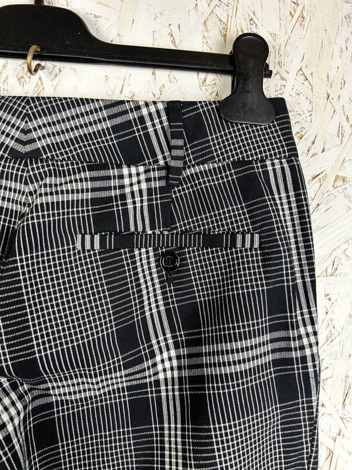 Gucci Vintage Gucci Plaid Checketed Striped Trousers 2007 Grey 38 Size 26" / US 2 / IT 38 - 9 Thumbnail