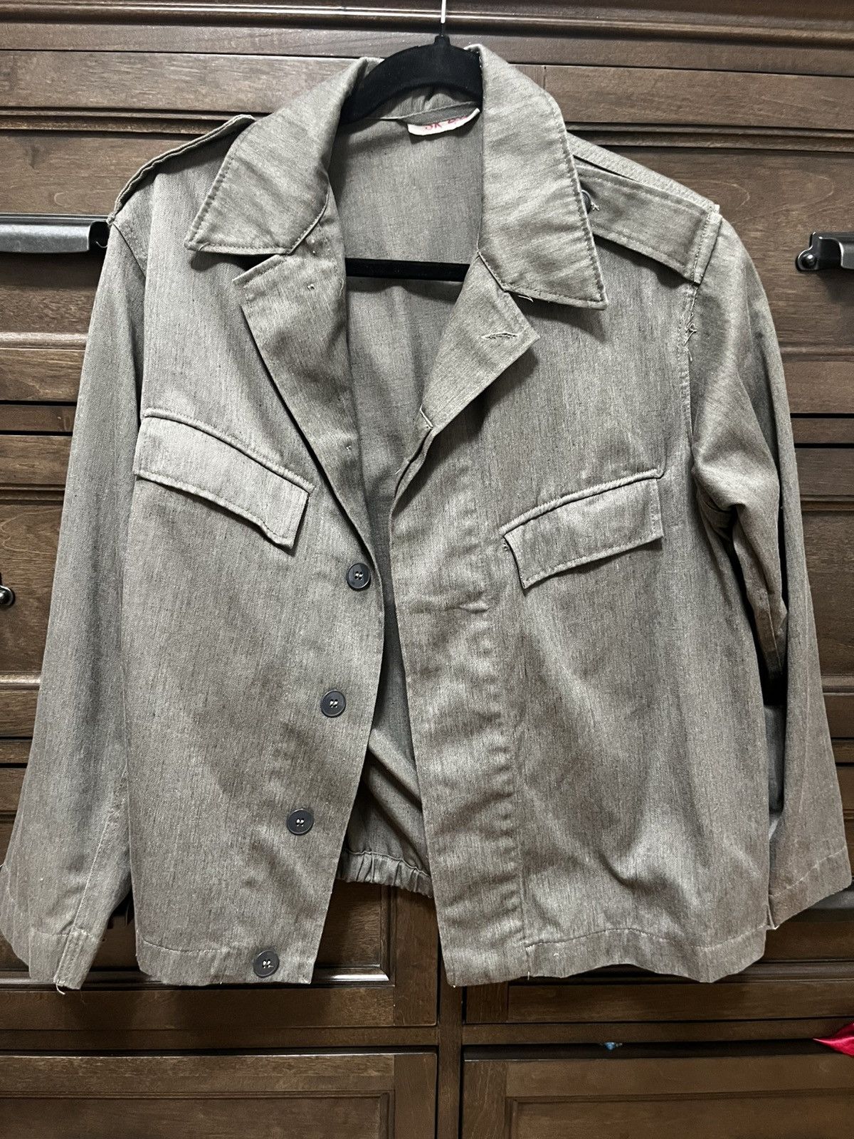 Vintage Rare 1952-1990 Militarized German Society Jacket Size US S / EU 44-46 / 1 - 1 Thumbnail