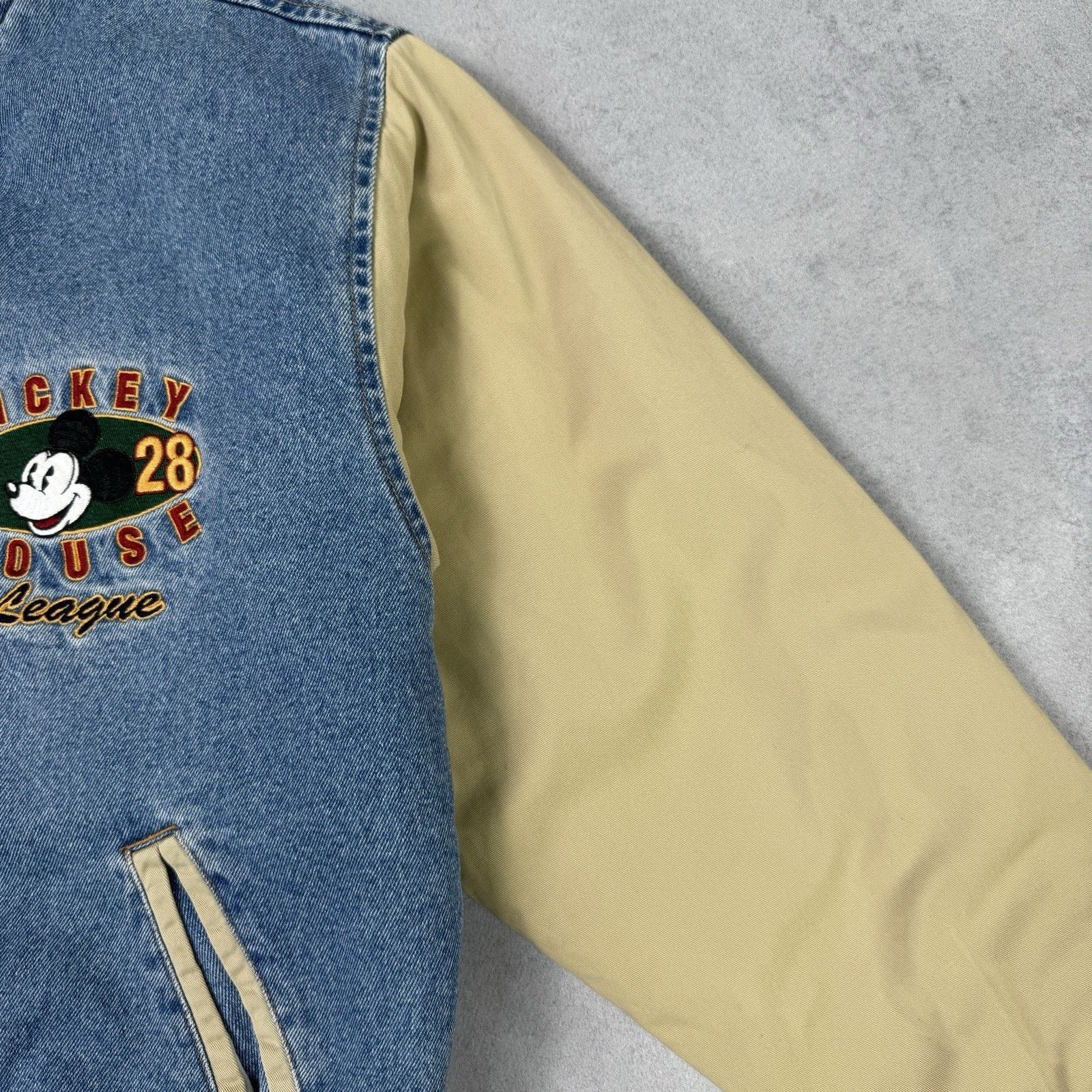 Disney Vintage Disney Mickey Mouse 1928 Xxxtentacion Style Denim Size US M / EU 48-50 / 2 - 9 Thumbnail