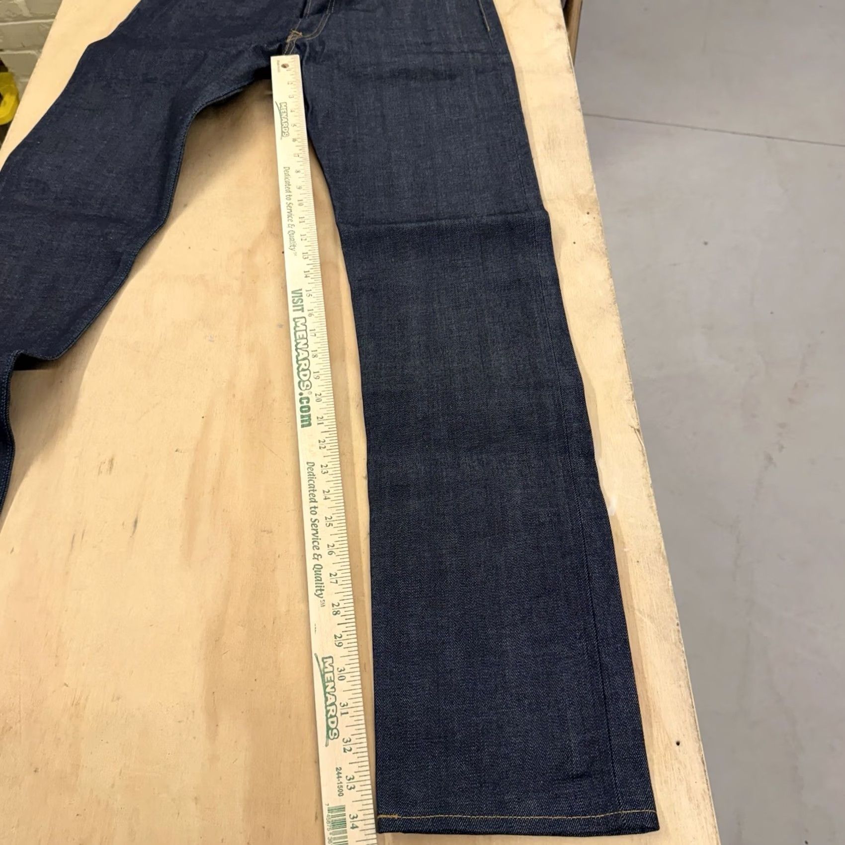 Japan Blue Japan Blue Jeans Mens Raw Selvedge Slim Tapered Denim Jeans Blue 32x35 New With Tags Size US 32 / EU 48 - 6 Thumbnail