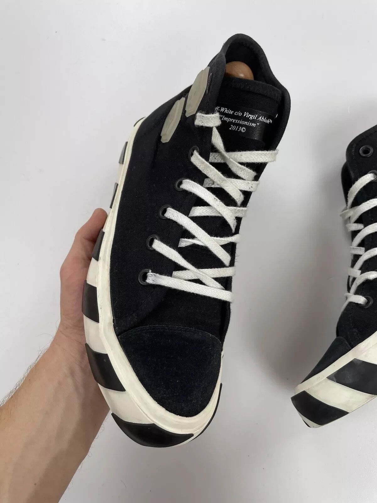 Off-White Off-White Vulcanized high Top Shoes Sneakers Trainers Canvas Size US 9 / EU 42 - 6 Thumbnail
