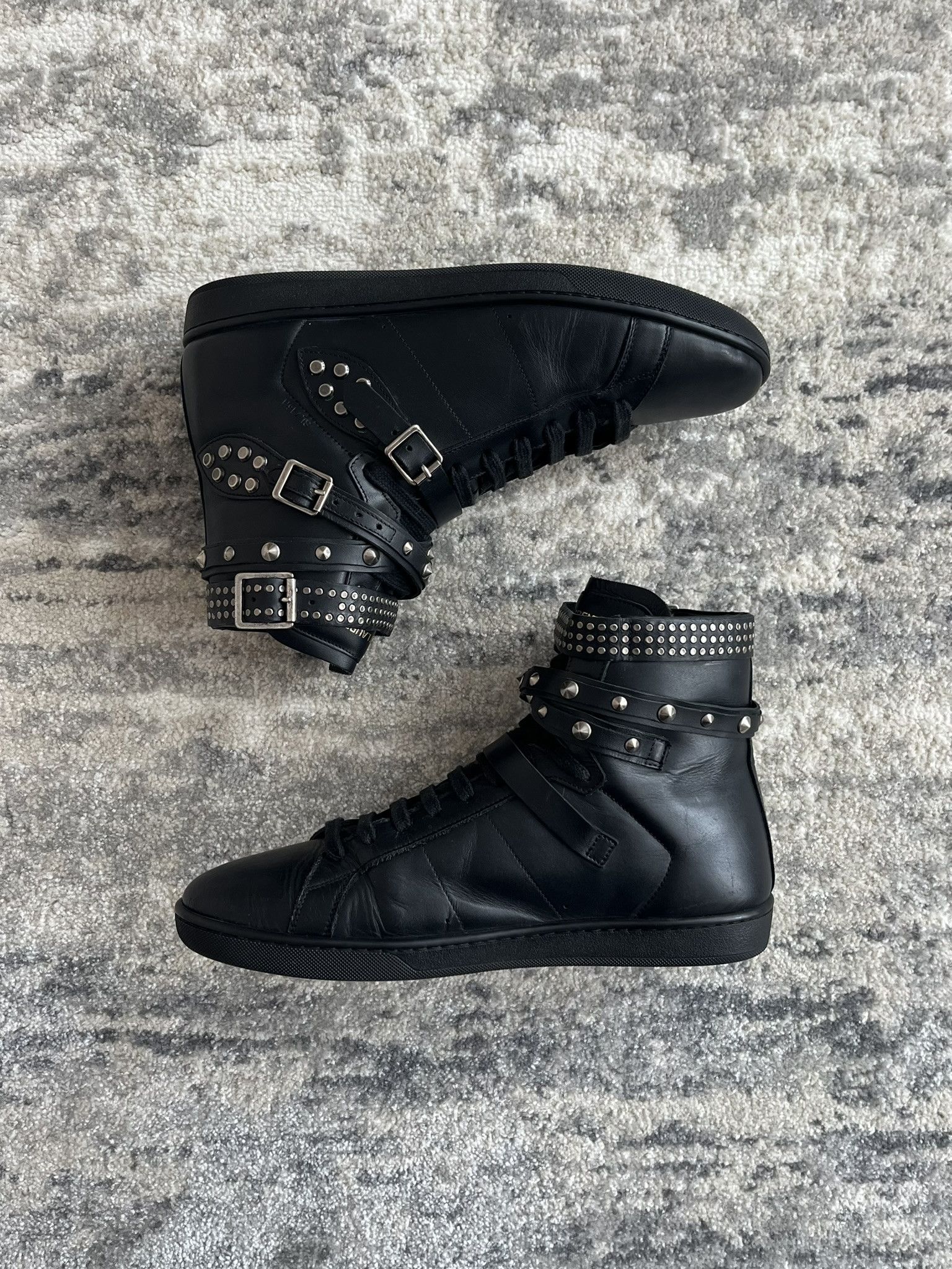 Hedi Slimane × Saint Laurent Paris saint laurent sl/16h studded high tops by hedi slimane Size US 9 / EU 42 - 8 Thumbnail