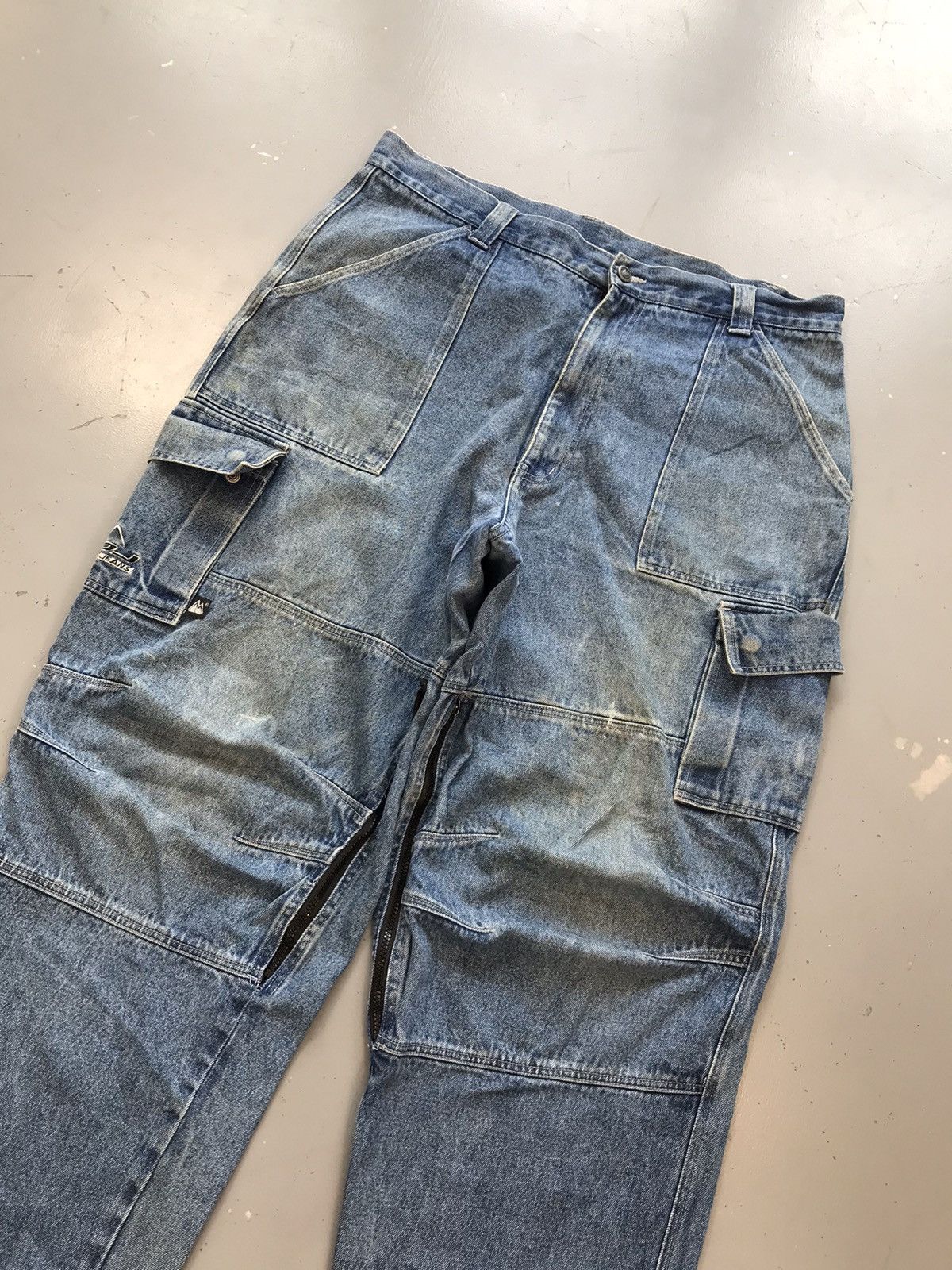 JNCO × Vintage Vintage first down multiple big pocket cargo denim Size US 40 / EU 56 - 3 Thumbnail