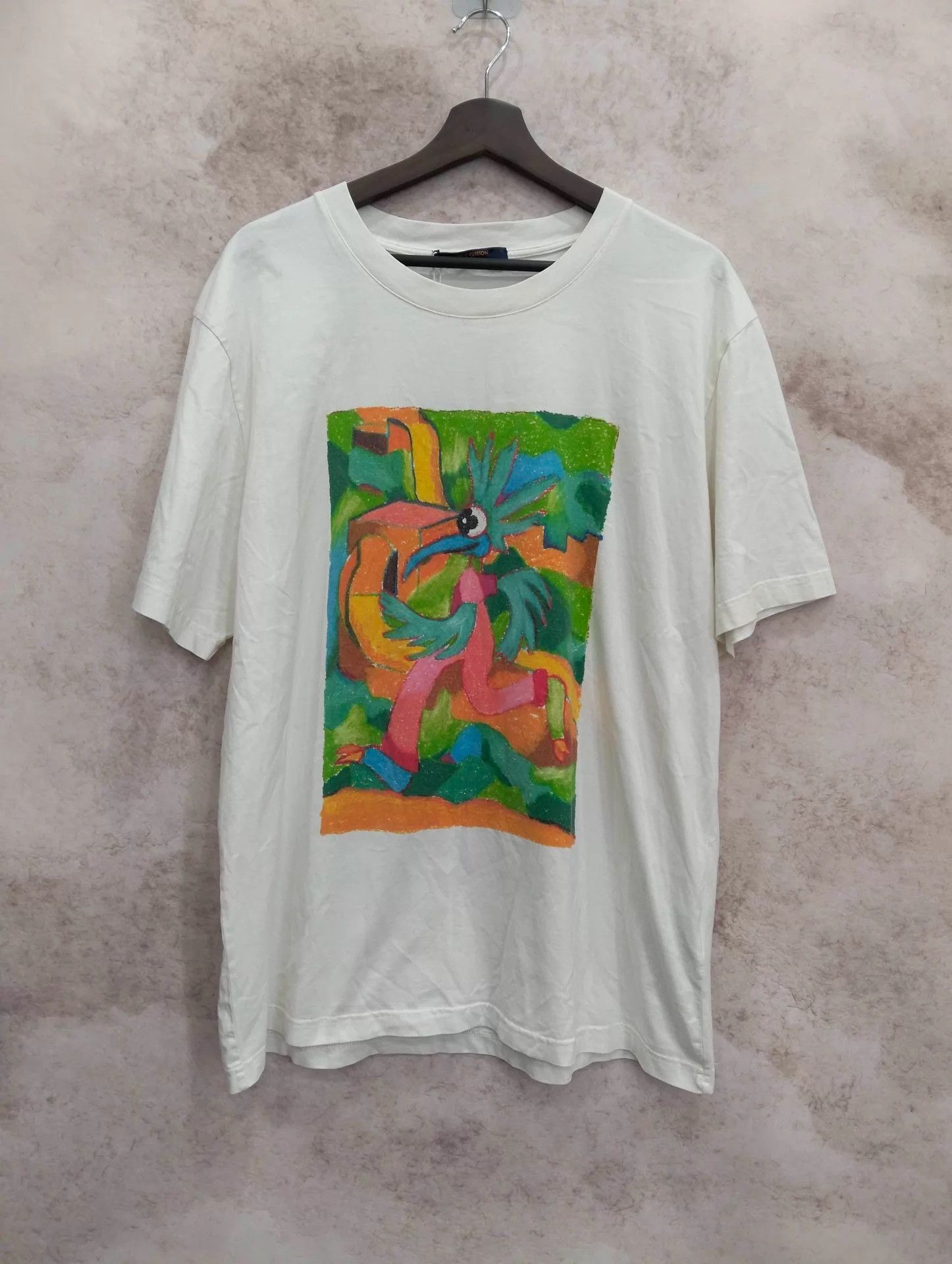Louis Vuitton Louis Vuitton Little Dragon graffiti short sleeve tee L Size US L / EU 52-54 / 3 - 1 Thumbnail
