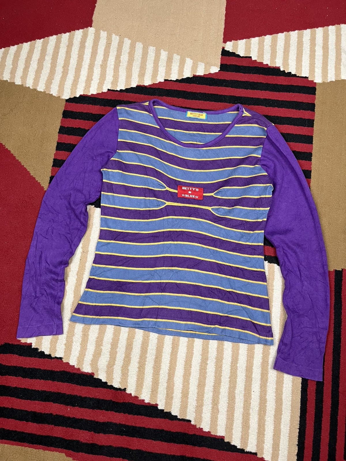 Beauty Beast Y2k Style Longsleeve Betty’s Blue By Shinji Abe Size S / US 4 / IT 40 - 1 Thumbnail
