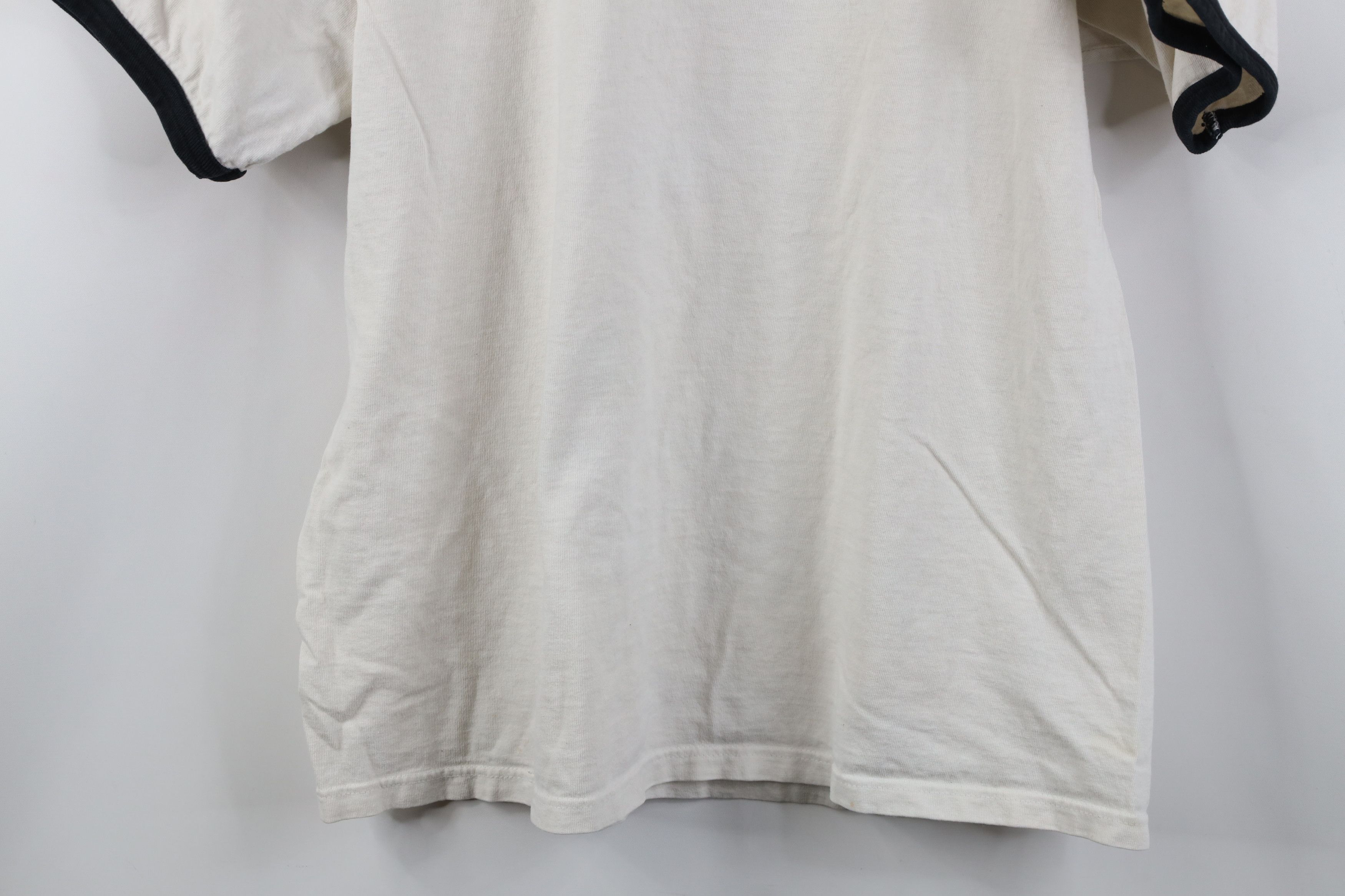 Nike Vintage Nike Air Travis Scott Center Swoosh Ringer T-Shirt Size US M / EU 48-50 / 2 - 14 Thumbnail
