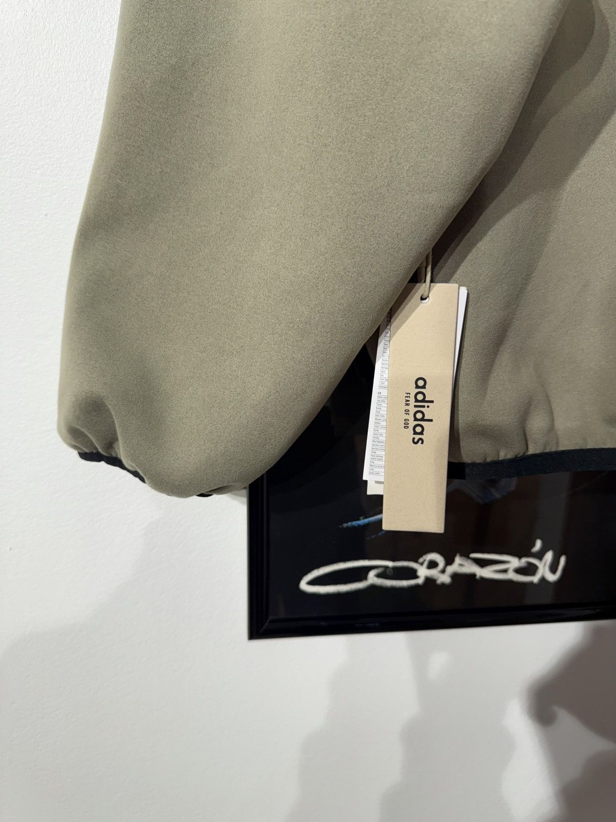 Adidas × Fear of God Fear of God Suede Fleece Half-Zip Sweatshirt Clay Size US S / EU 44-46 / 1 - 3 Thumbnail