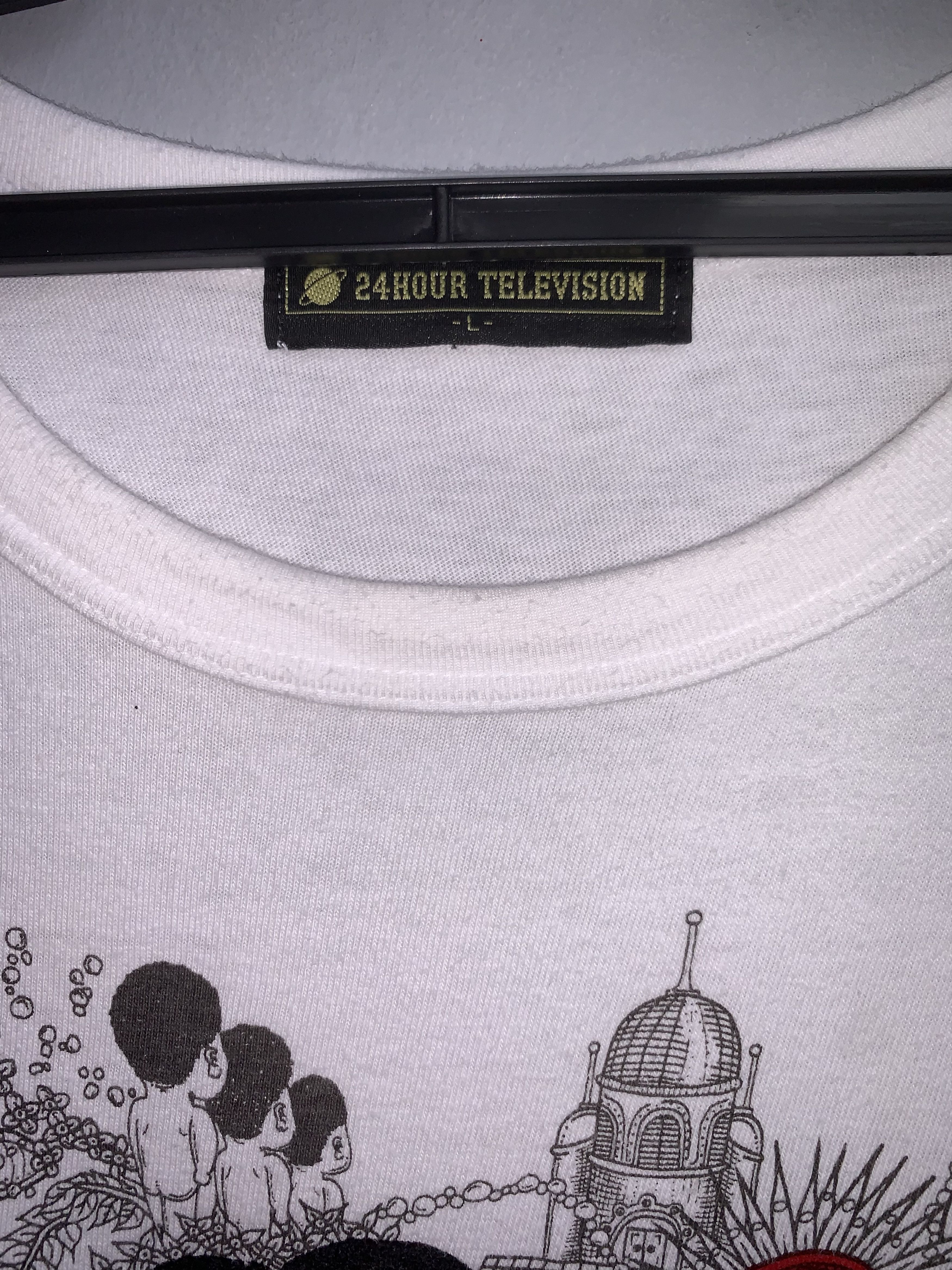 Japanese Brand Yayoi Kusama X Satoshi Ohno 24 Hour Television Vintage Shirt Size US L / EU 52-54 / 3 - 3 Thumbnail