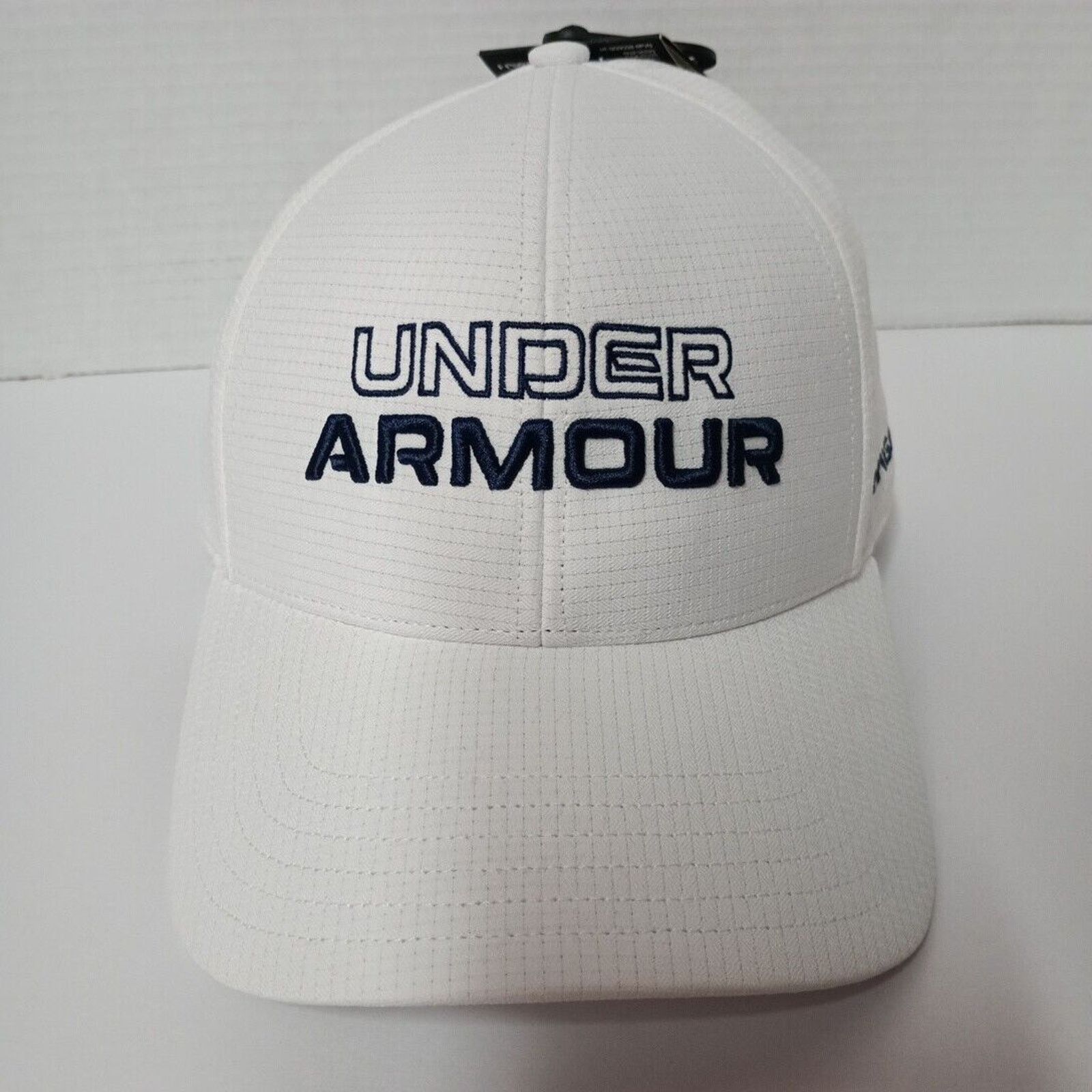Under Armour UNDER ARMOUR Iso-Chill Flex Fitted Golf Hat- M/L White Size ONE SIZE - 1 Thumbnail