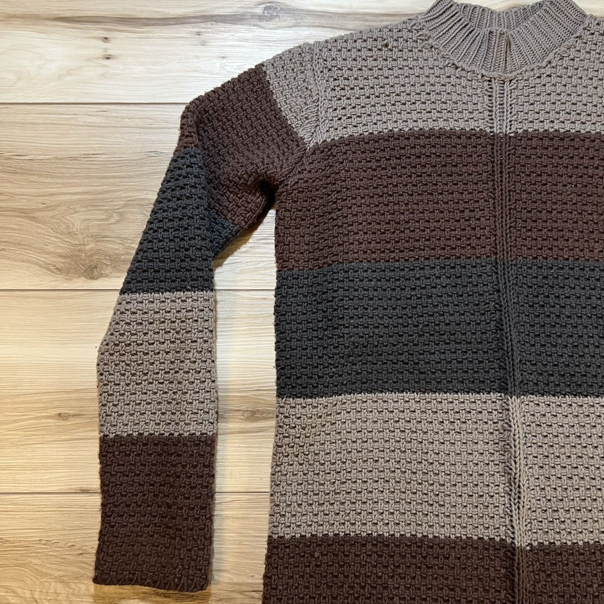 Rick Owens Rick Owens FW16 Mastodon Long Striped Knit Wool Sweater Size US M / EU 48-50 / 2 - 5 Thumbnail