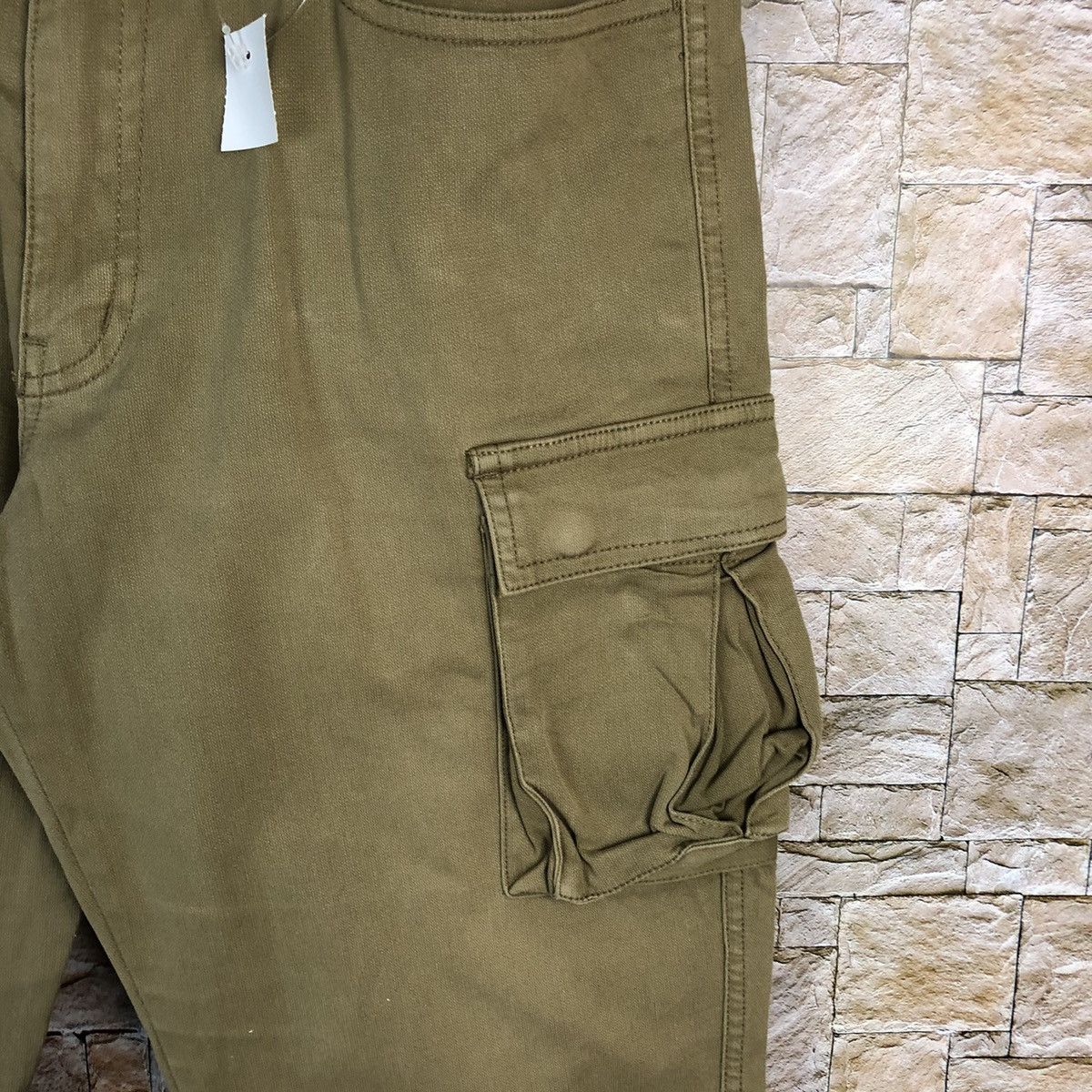 Japanese Brand Louxs Work Union Brown Cargo Multipocket Pants #A649 Size US 32 / EU 48 - 10 Thumbnail