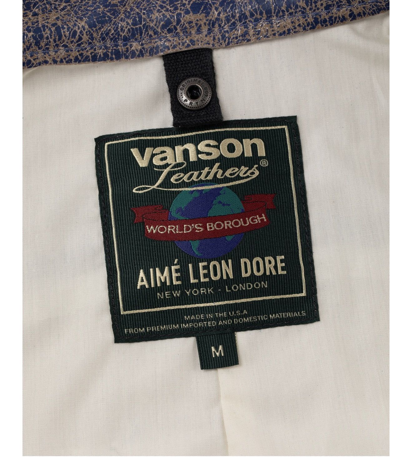 Aime Leon Dore × Vanson Leathers New ALD X Vanson Leathers Disstressed Leather Moto Jacket Size US M / EU 48-50 / 2 - 8 Thumbnail