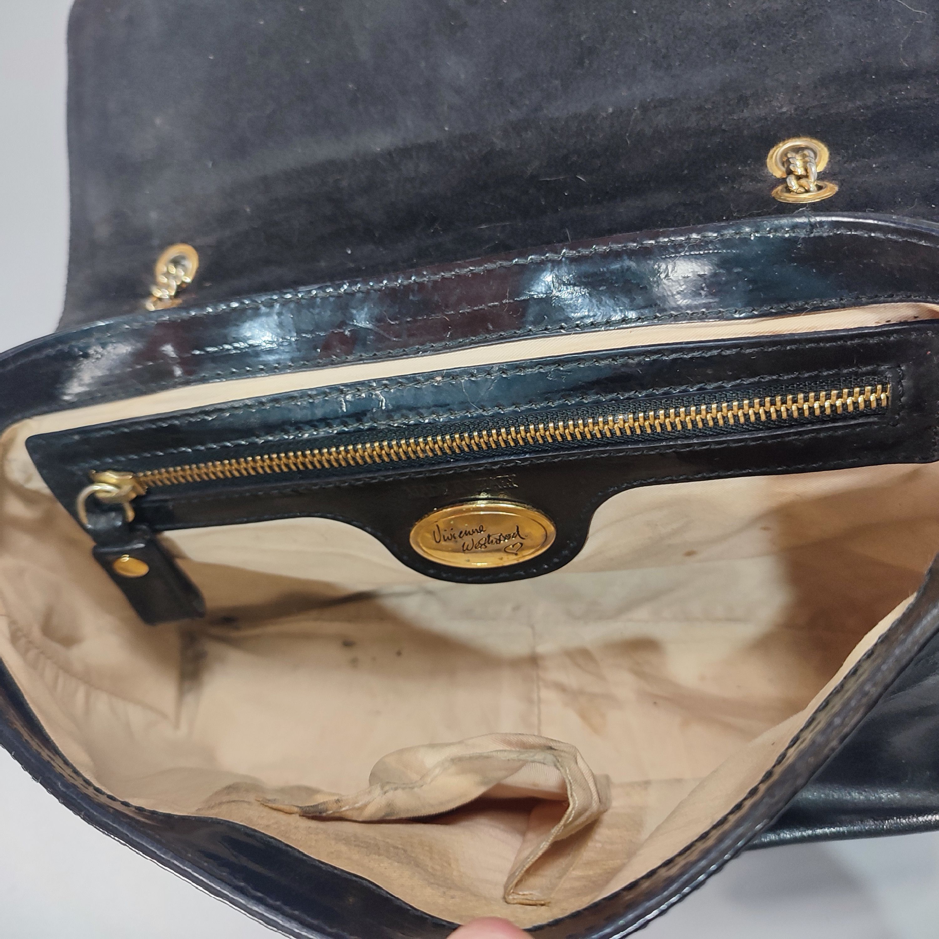 Vivienne Westwood VIVIENNE WESTWOOD ORB PLAQUE CHAIN BAG Size ONE SIZE - 16 Thumbnail