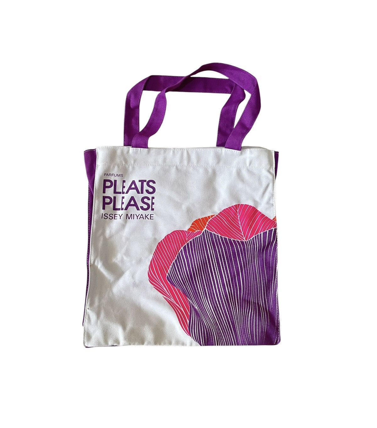 Issey Miyake Vintage issey miyake pleats please parfums canvas tote bag Size ONE SIZE - 1 Thumbnail