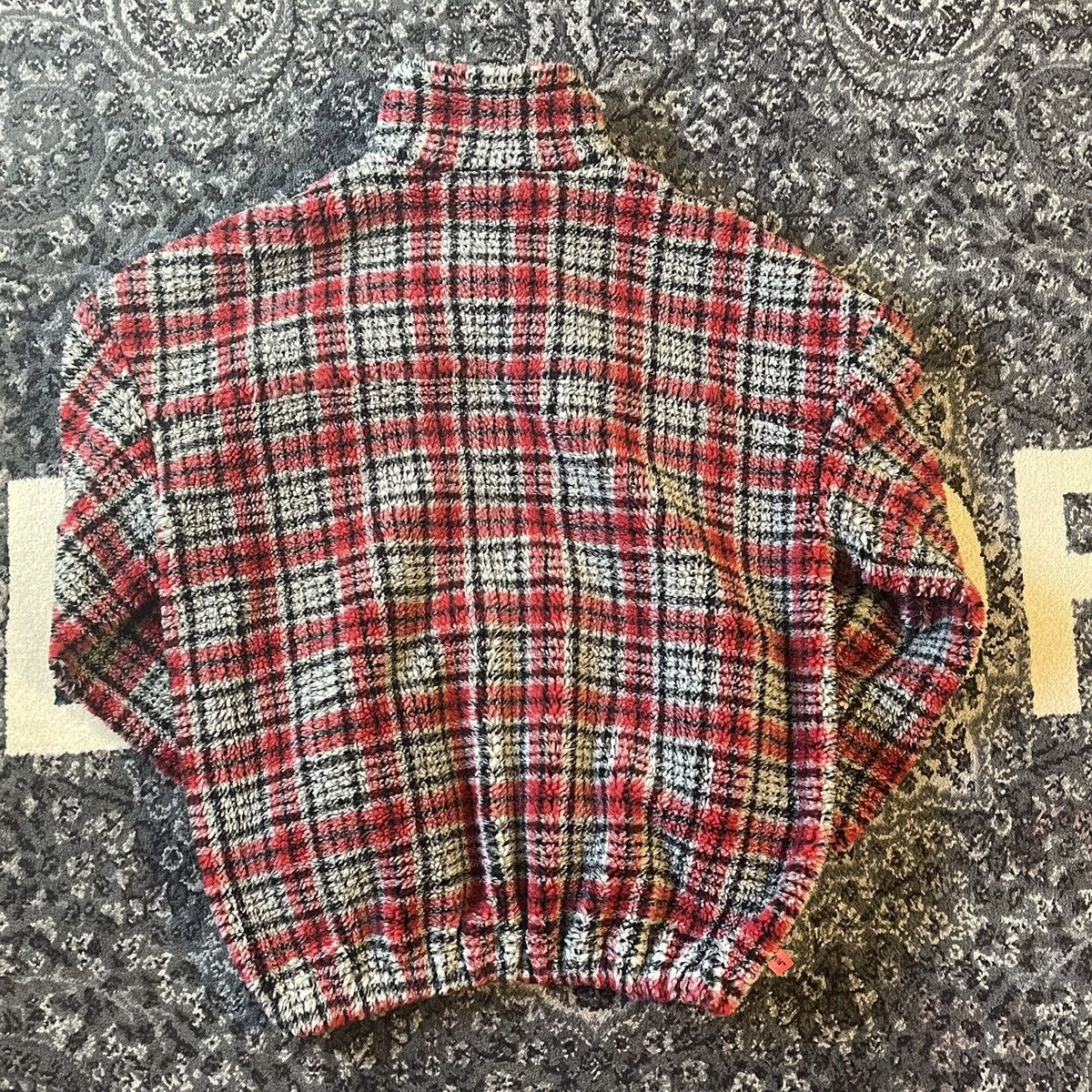 Off-White Off White Red Plaid Fleece Jacket Oversized 2013 Size US M / EU 48-50 / 2 - 5 Thumbnail