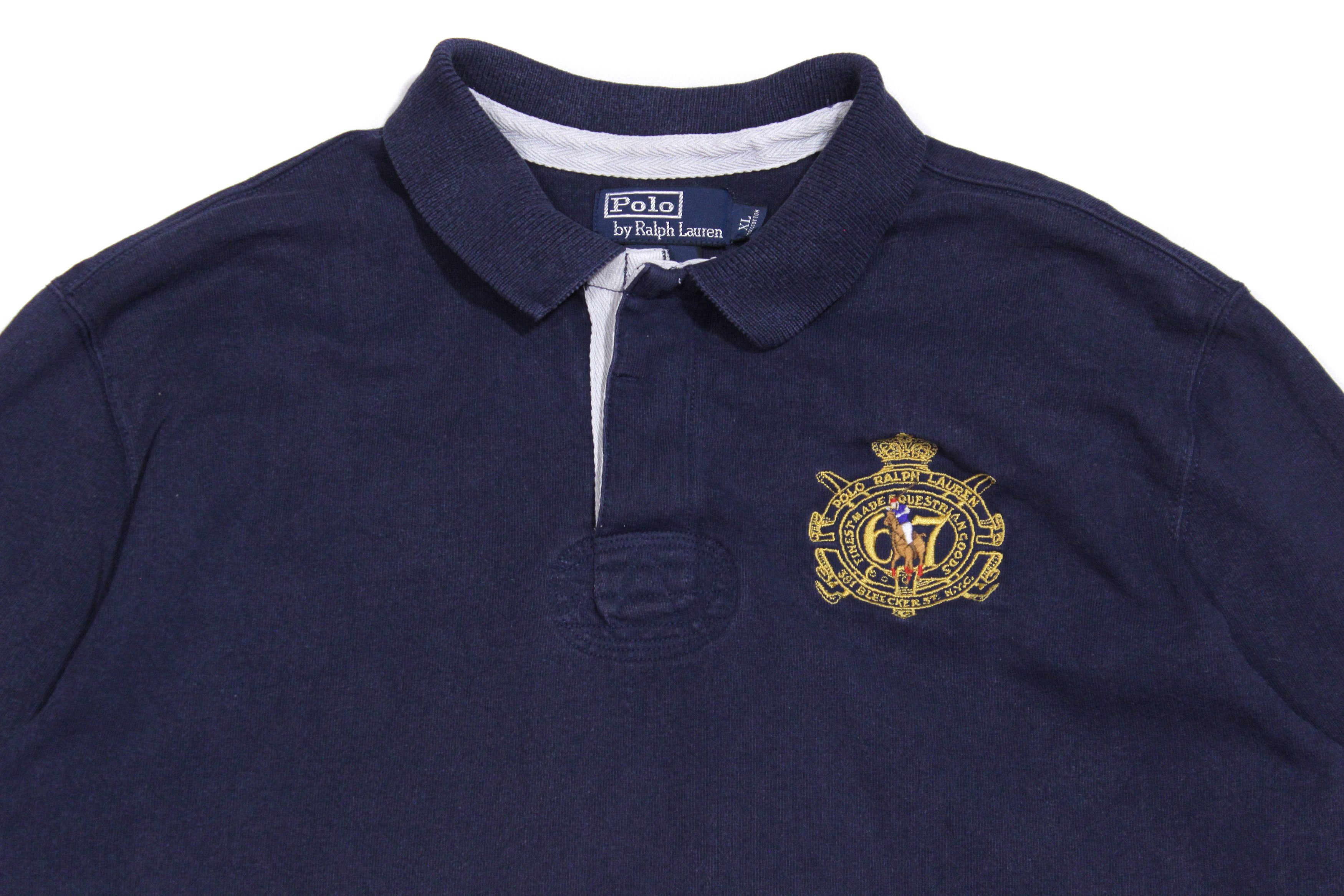 Polo Ralph Lauren 90S Logo Rugby Vintage Size US XL / EU 56 / 4 - 3 Thumbnail