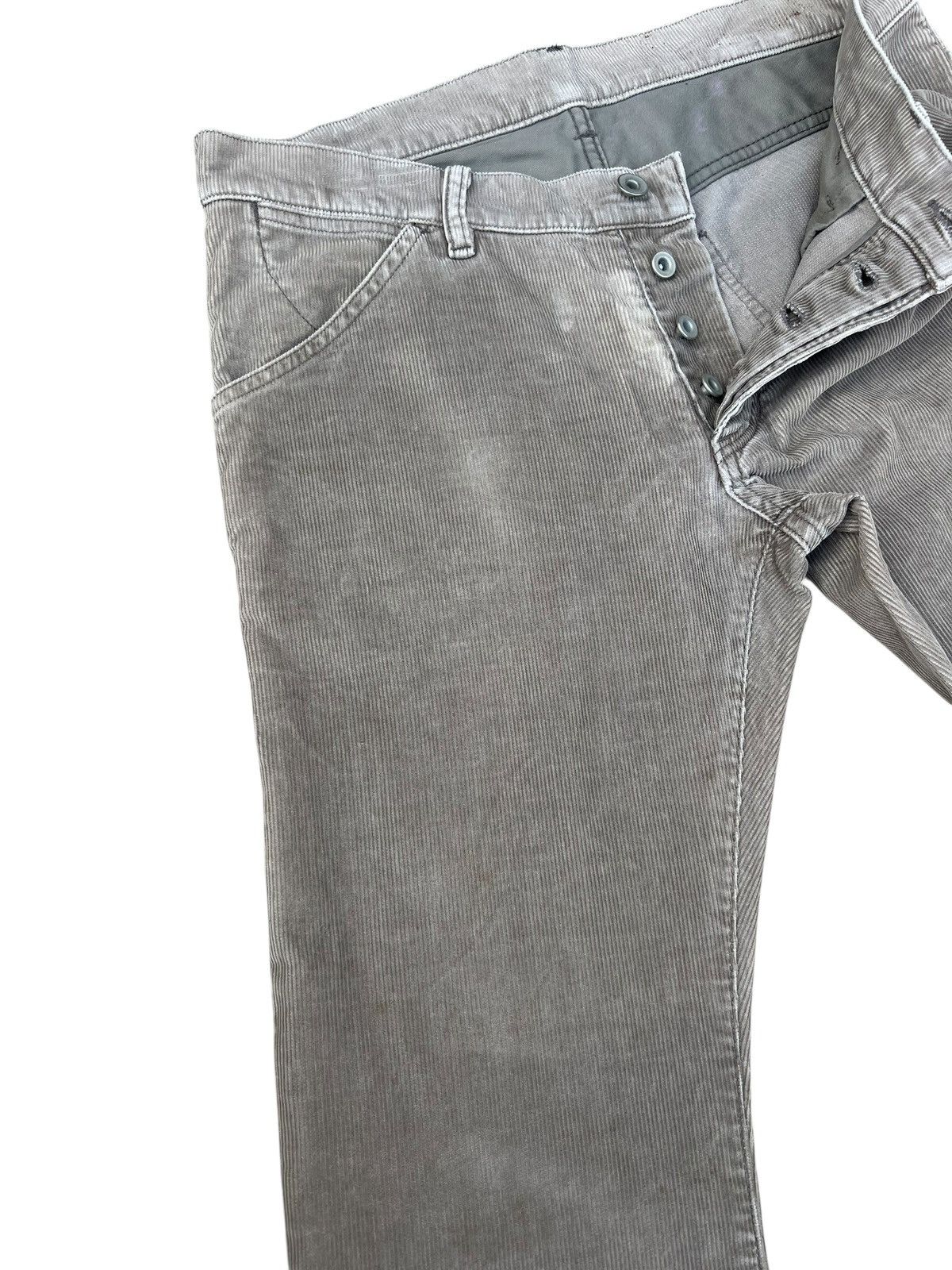 Kazuyuki Kumagai Attachment Attachment Japan Faded Stains Corduroy Bootcut Jeans Size US 30 / EU 46 - 8 Thumbnail