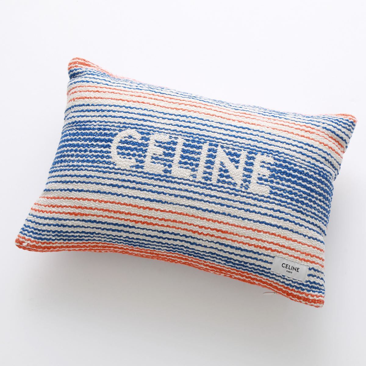 Café Kitsuné STRIPED BEACH CUSHION Celine o1w1db11124 Size: OS / Cotton Beach Cushion in