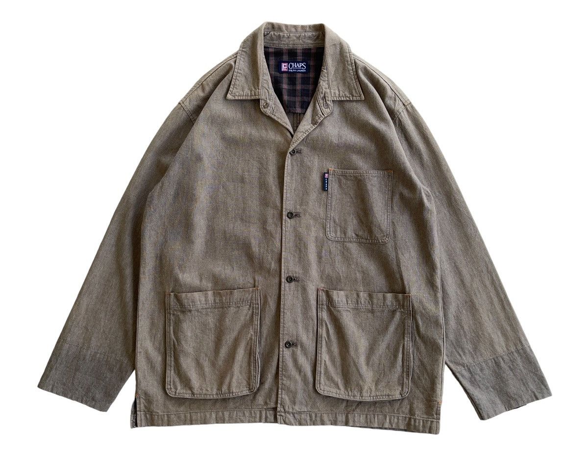 Chaps Ralph Lauren Vintage Chaps Ralph Lauren Workers Chore Jacket Size US L / EU 52-54 / 3 - 3 Thumbnail