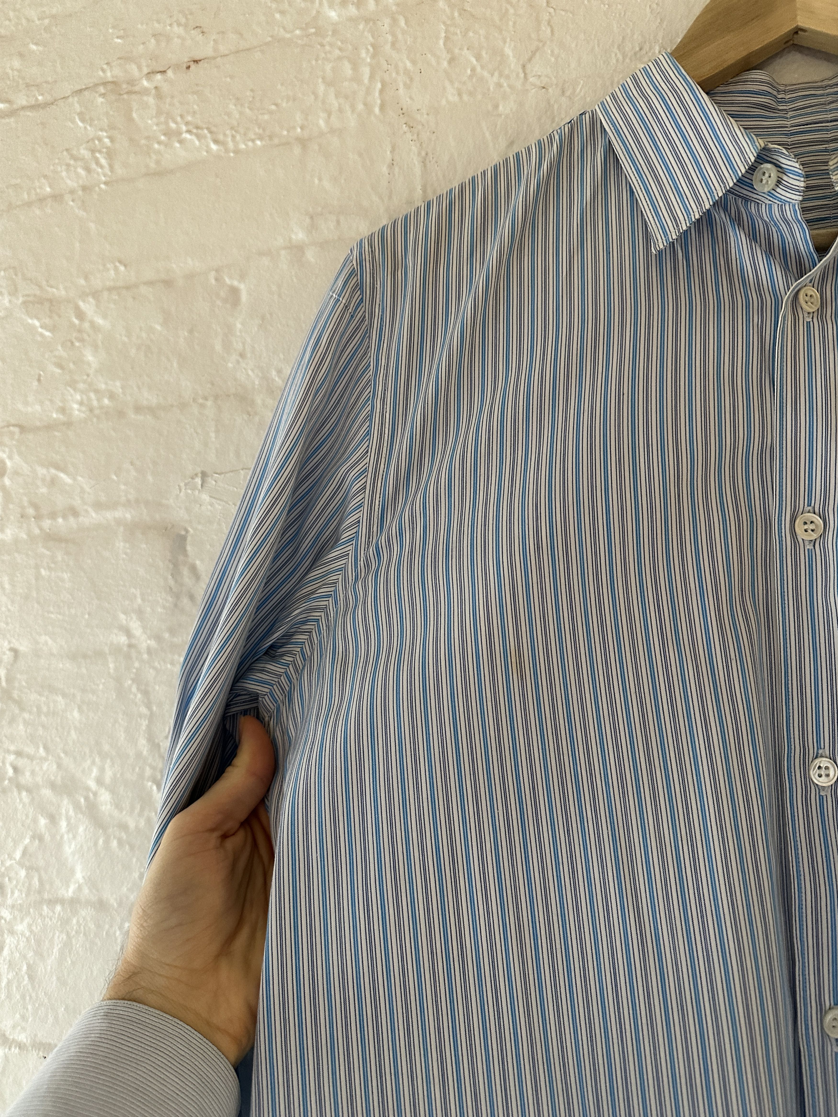 Comme des Garcons Comme des Garcons SHIRT Abstract Stripe Button Up Shirt Size US M / EU 48-50 / 2 - 3 Thumbnail