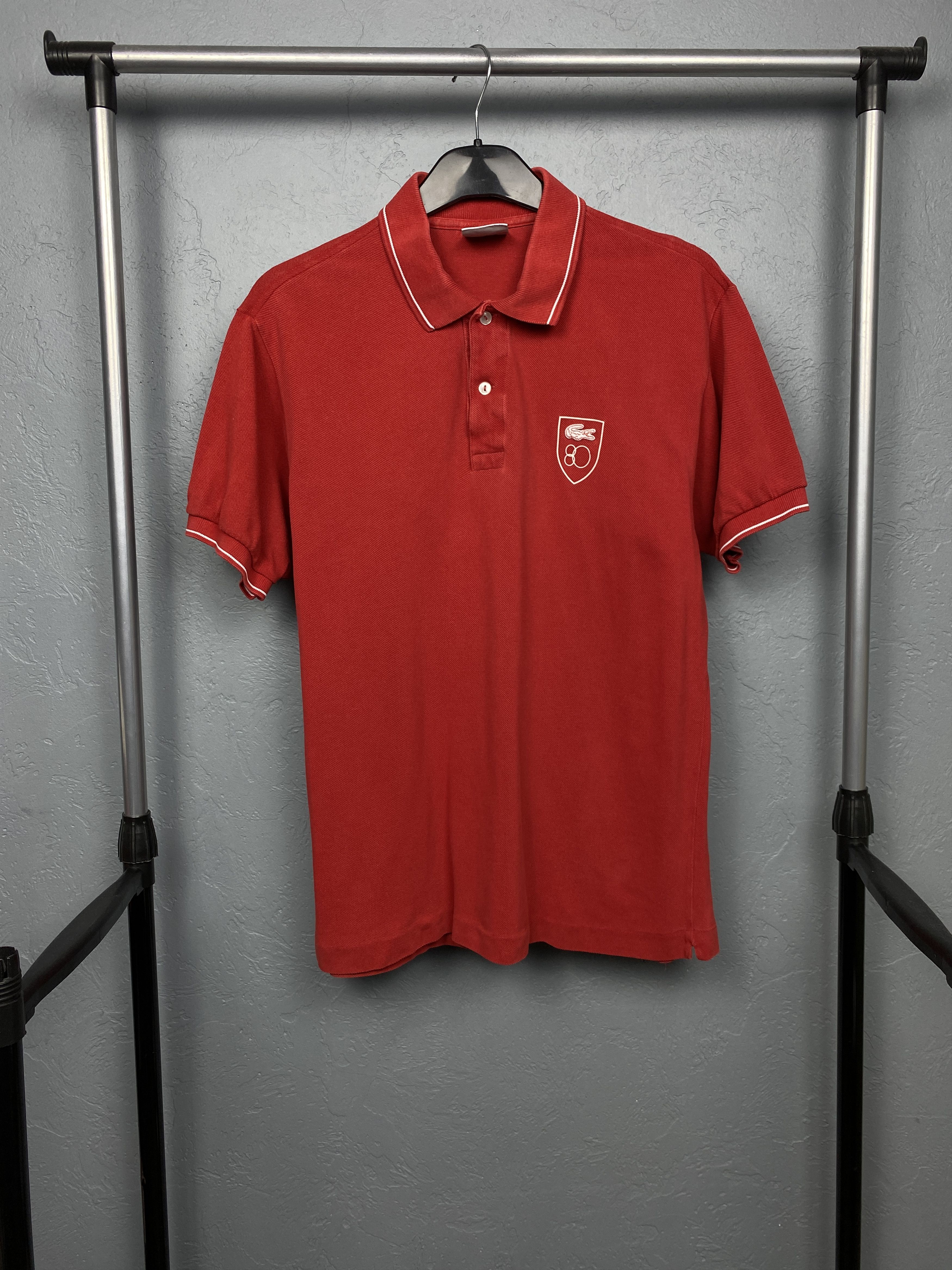 Lacoste Lacoste Celebrating 80 Mens Polo Shirt Size US L / EU 52-54 / 3 - 1 Thumbnail