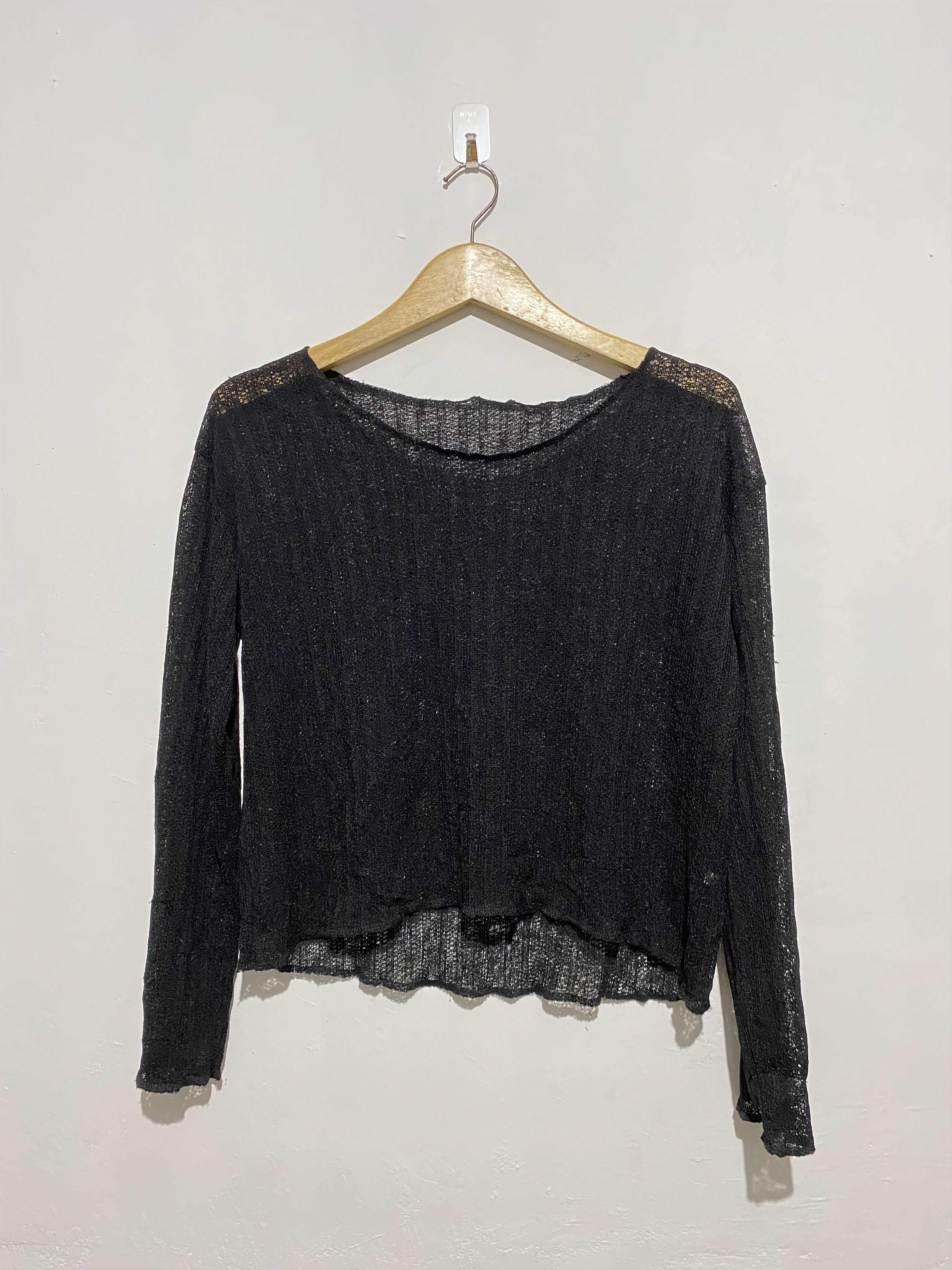 If Six Was Nine × Japanese Brand × Le Grande Bleu (L.G.B.) Unknwn japanese mesh fishnet knit commedesgarcons style Size US M / EU 48-50 / 2 - 5 Thumbnail