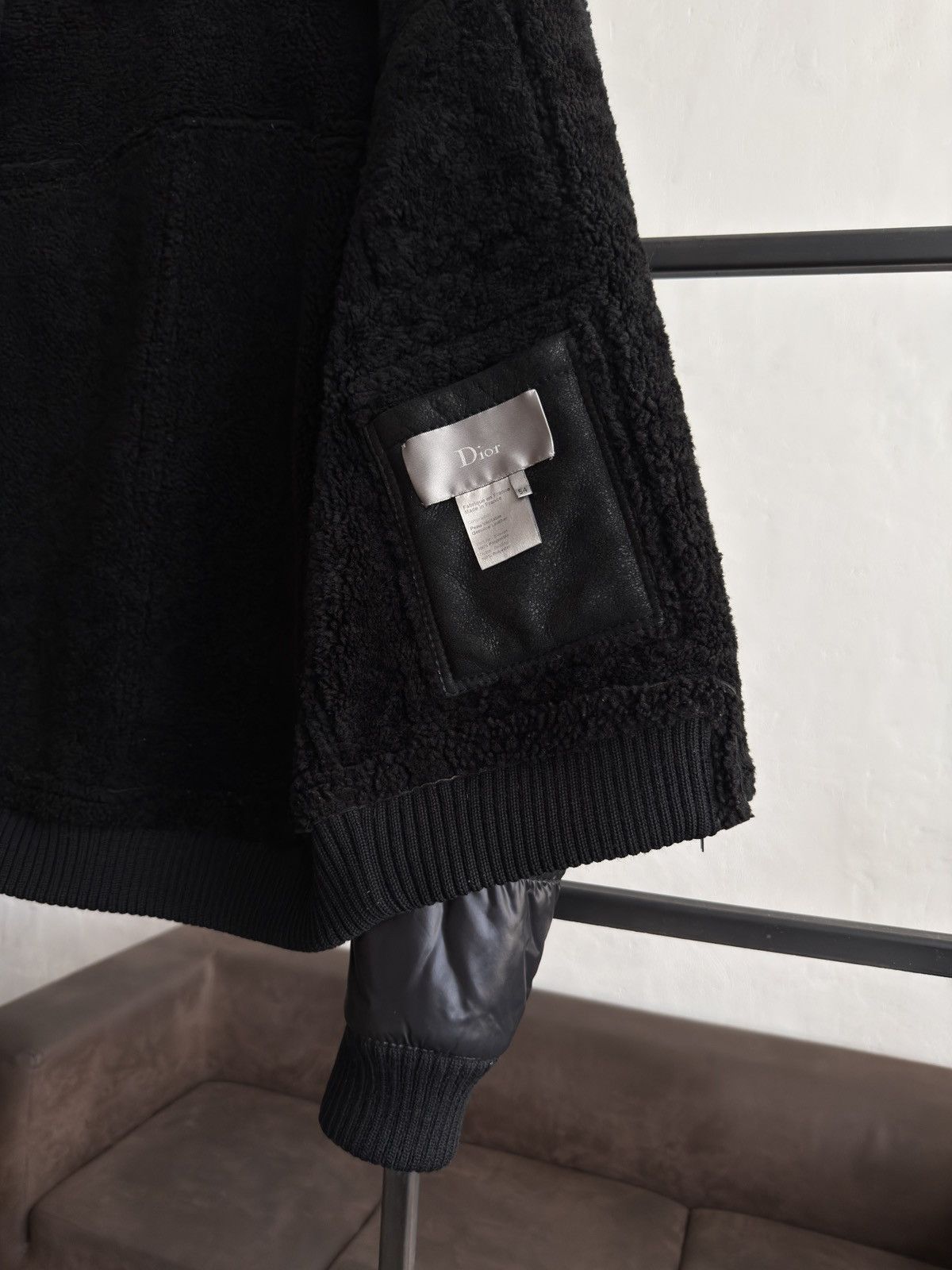 Dior Dior Leather Shearling Jacket FW07 Navigate Hedi Slimane Size US L / EU 52-54 / 3 - 6 Thumbnail
