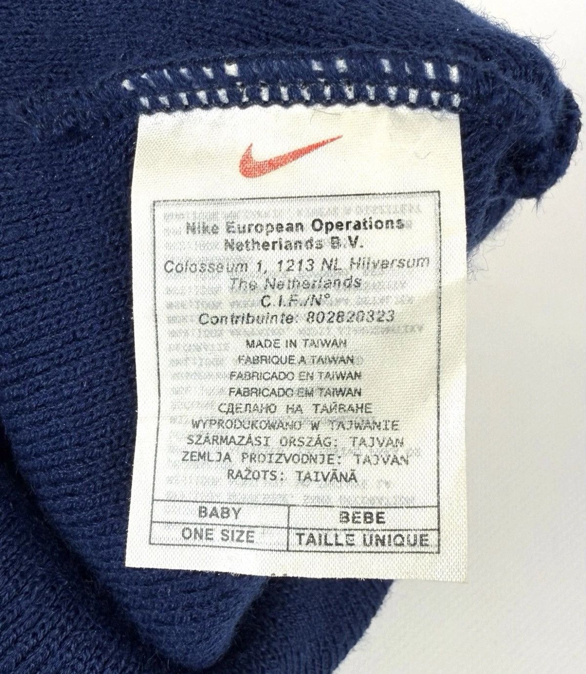 Nike Nike Vintage Logo Y2K Knit Beanie Hat Unisex Kids Size One Size ONE SIZE - 4 Thumbnail