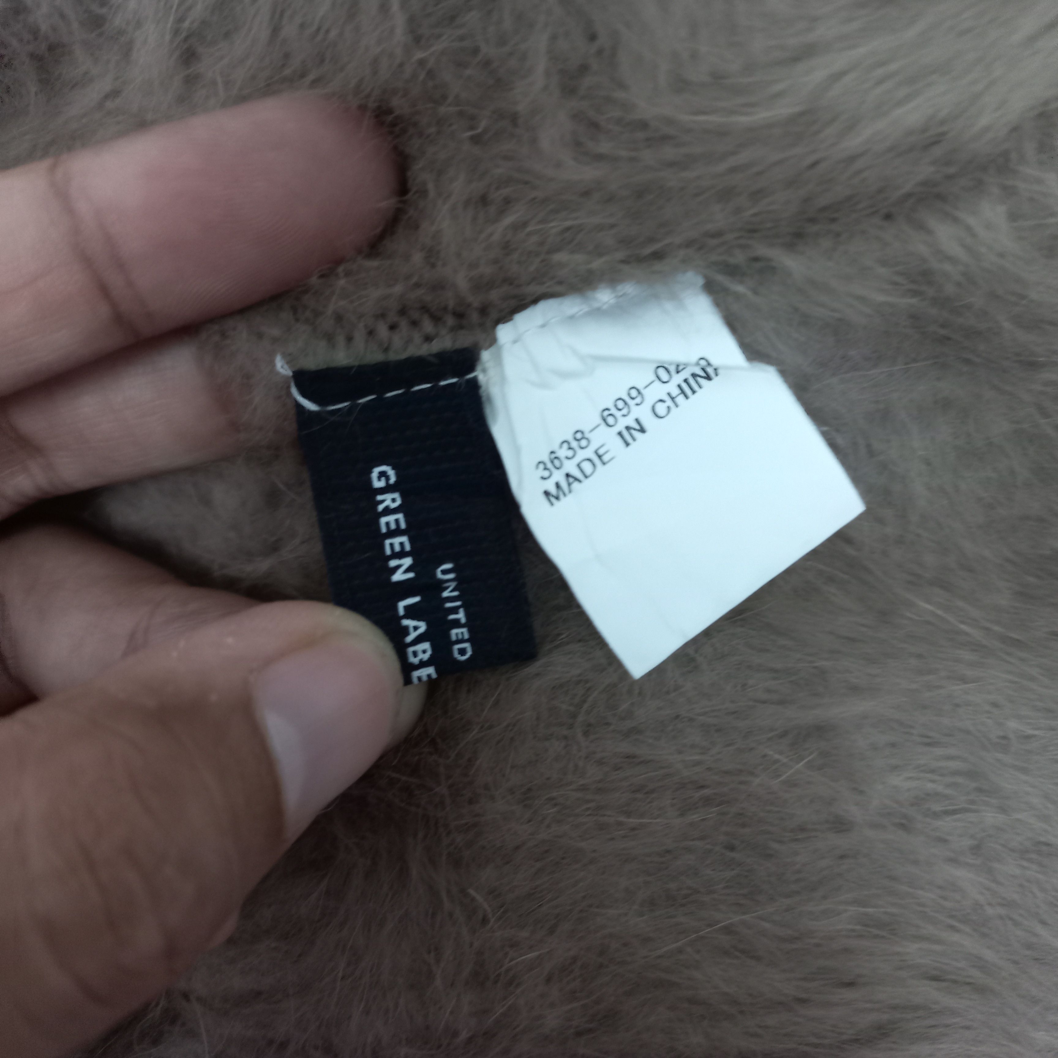 United Arrows 💥 Green label relaxing punk rock style fur beanie hat Size ONE SIZE - 3 Thumbnail