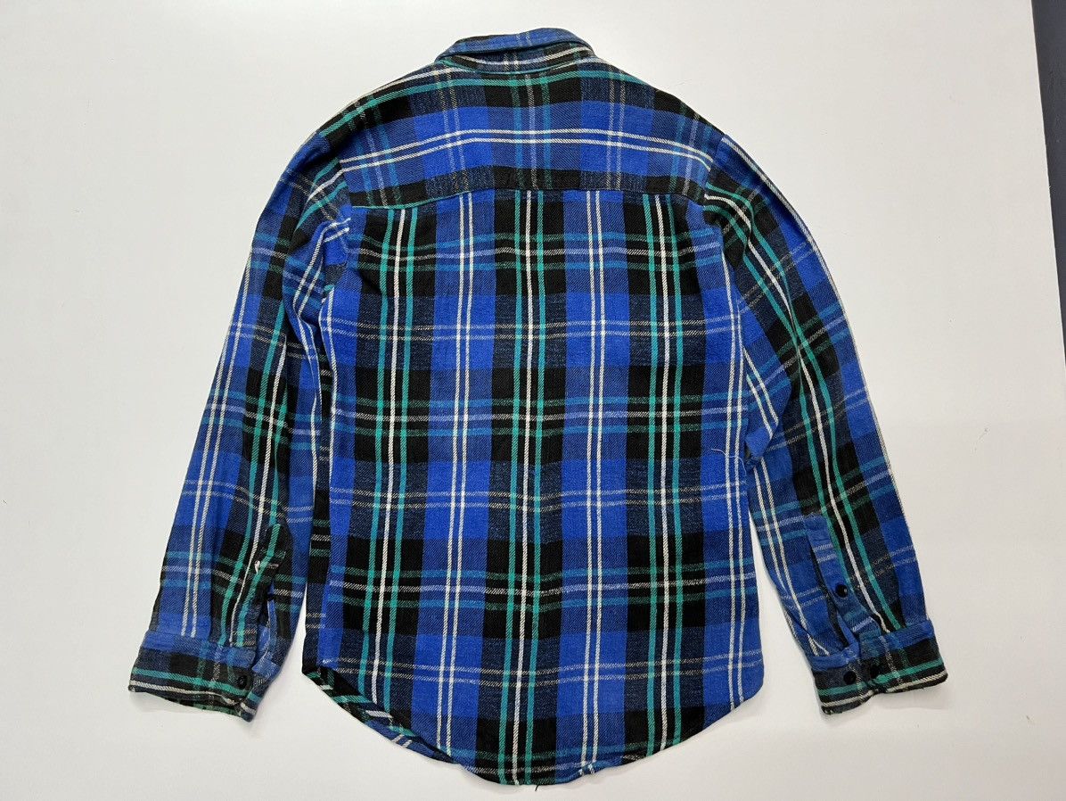 FiveBrother VINTAGE FIVE BROTHER FLANNEL SHIRT Size US XL / EU 56 / 4 - 5 Thumbnail