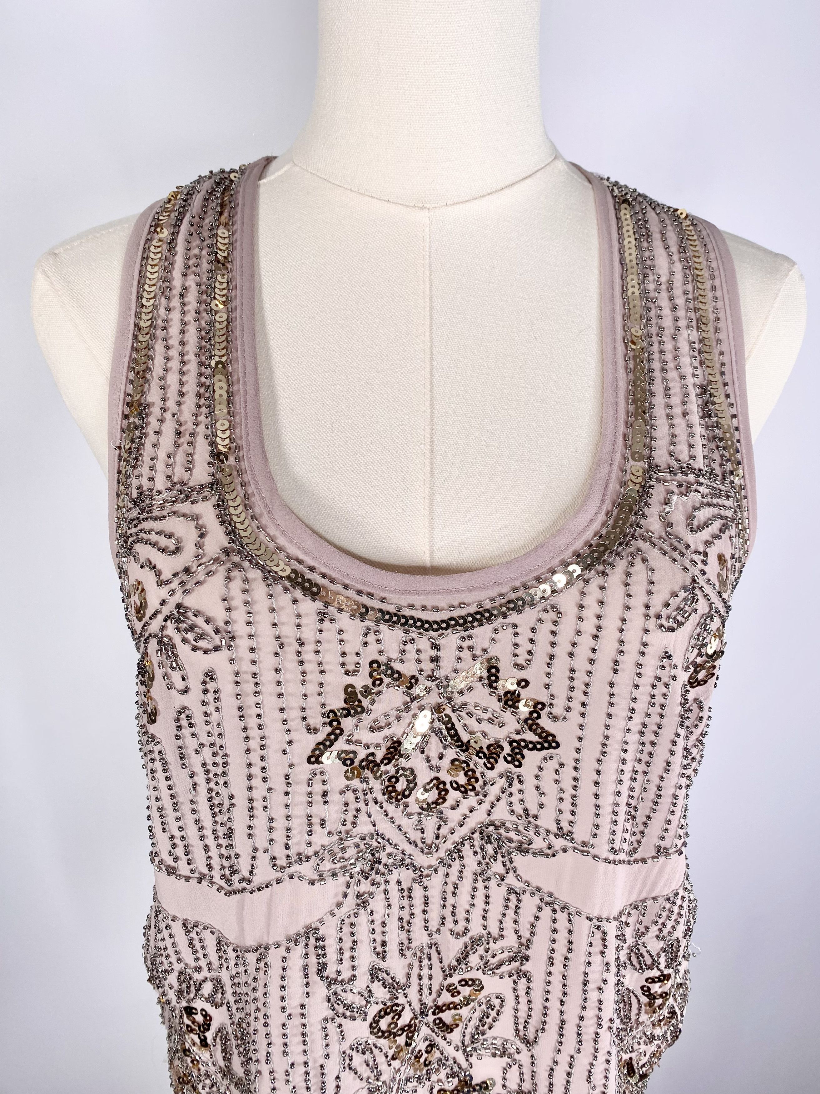 Dolls Kill Revamped by Sirens - Grey beaded camisole Size S / US 4 / IT 40 - 2 Thumbnail