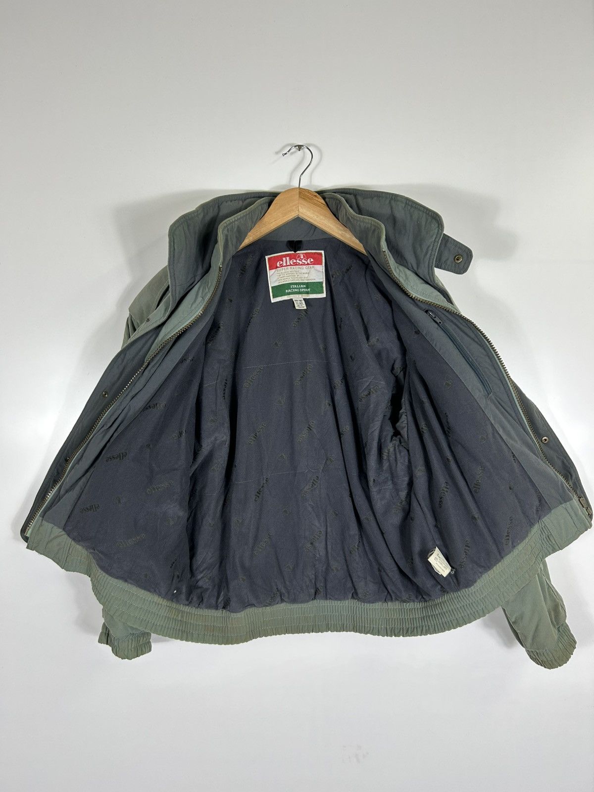 Ellesse × Vintage ⚡️Vintage Ellese Zipper Ski Bomber Jacket Size US M / EU 48-50 / 2 - 10 Thumbnail