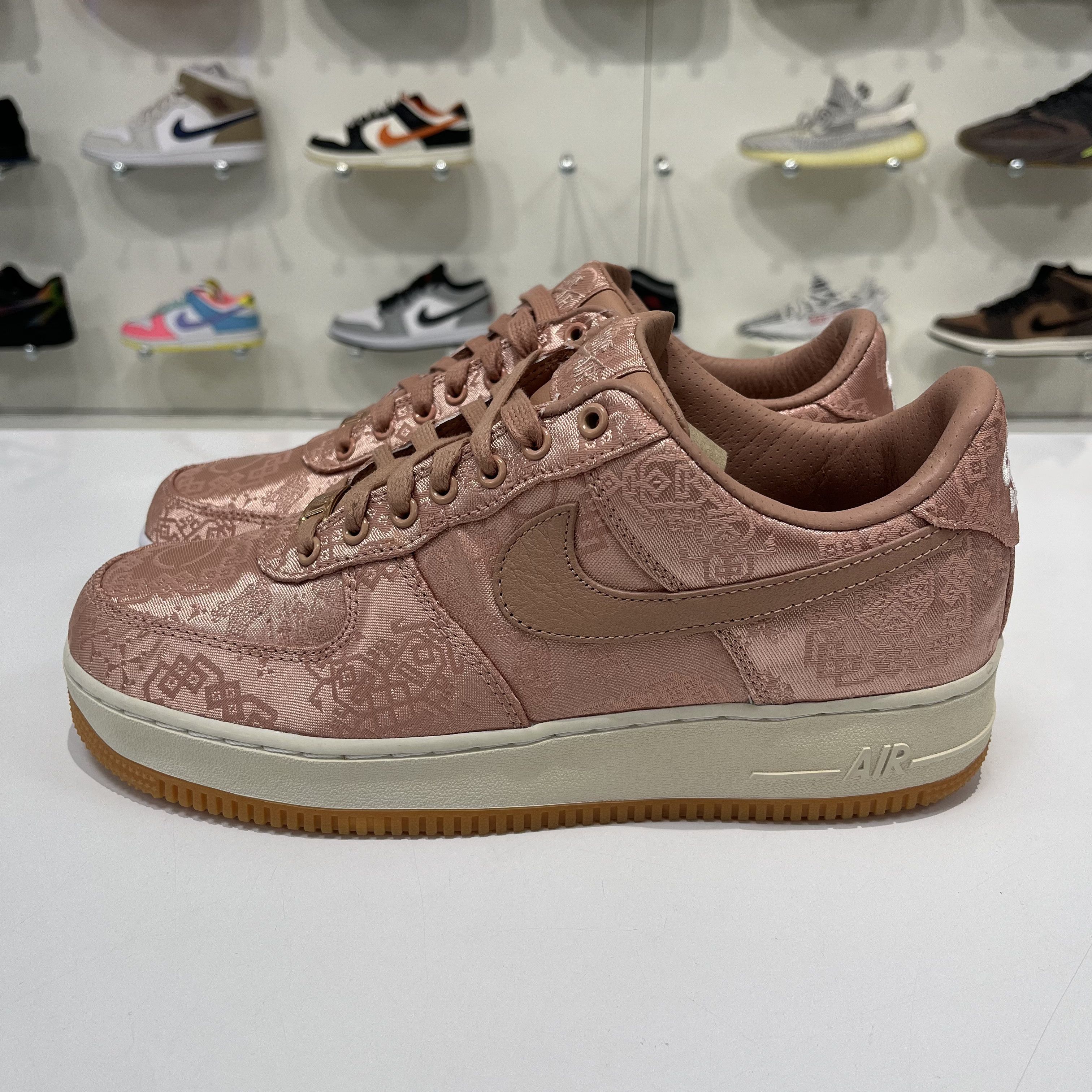 Nike Nike Air Force 1 Low Clot Rose Gold Silk (Regular Box) Size US 9.5 / EU 42-43 - 2 Thumbnail
