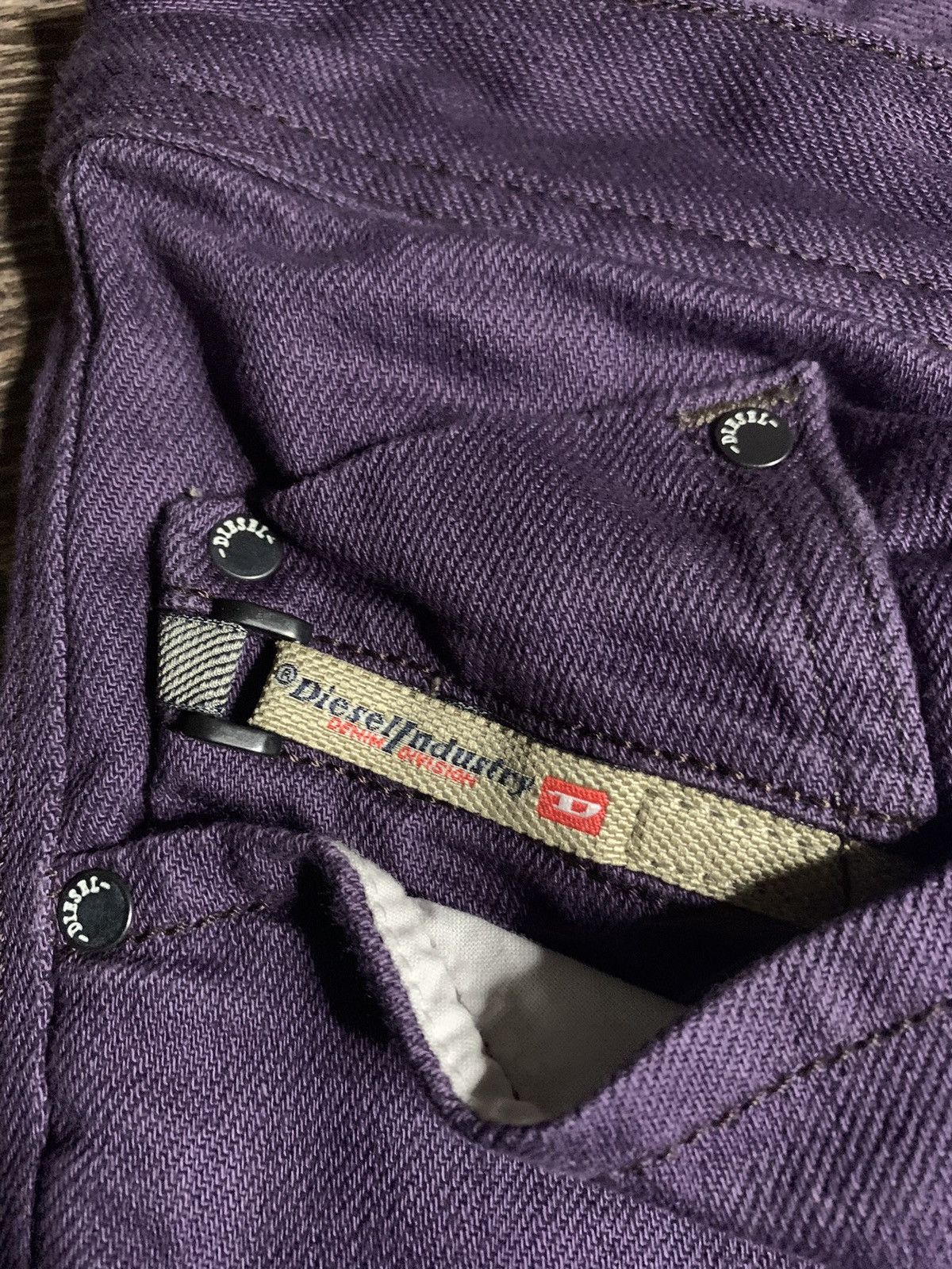 Diesel Diesel Denim Pants in Purple Size US 36 / EU 52 - 2 Thumbnail