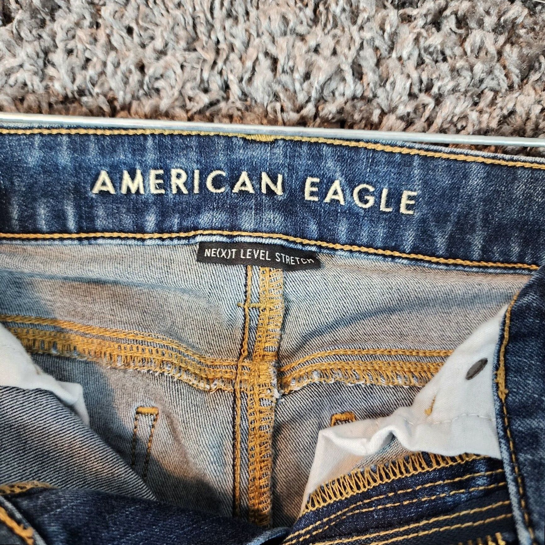 American Eagle Outfitters American Eagle Skinny Distressed Blue Jeans Womens Size 2 Short Size 26" / US 2 / IT 38 - 3 Thumbnail