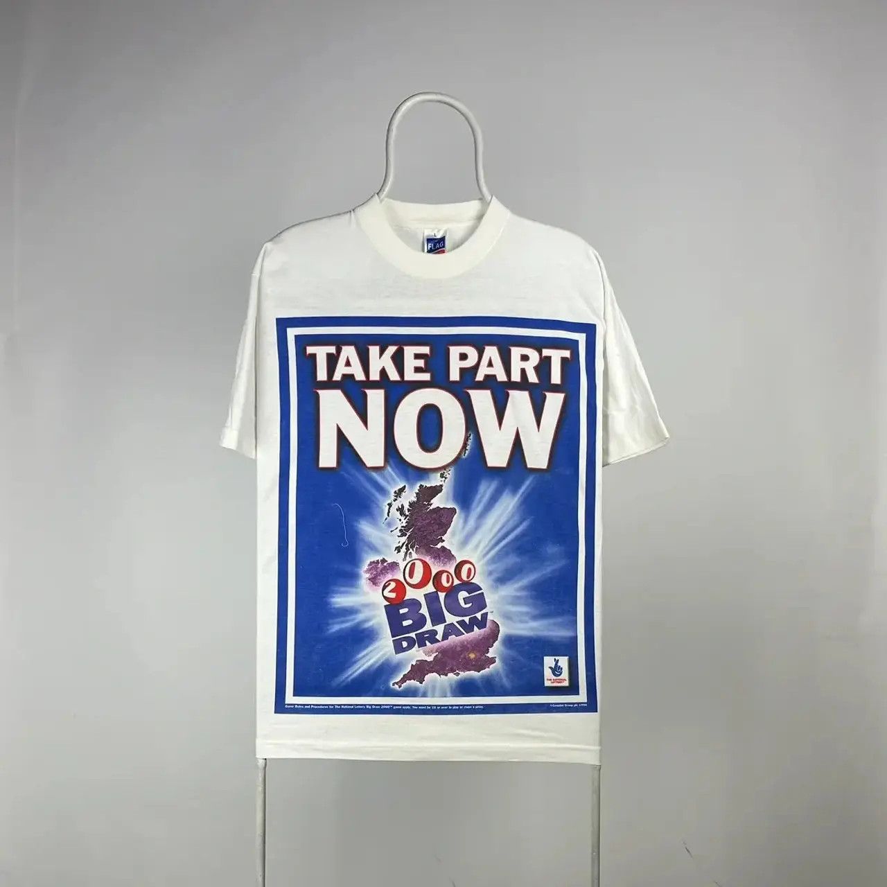 Band Tees The national lottery T-shirt 90s vintage size Large Size US L / EU 52-54 / 3 - 1 Thumbnail