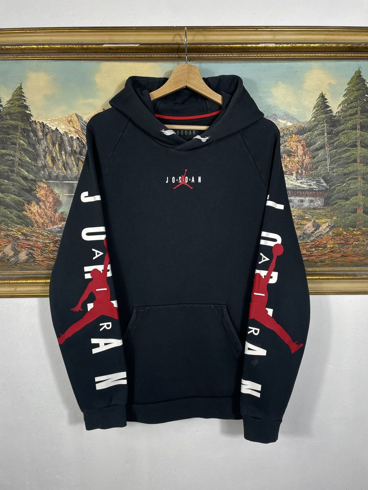 Jordan Brand × Nike Jordan Air Sweatshirt Loose Boxy Skate Drip Swag Hiphop Rap Size US M / EU 48-50 / 2 - 1 Thumbnail