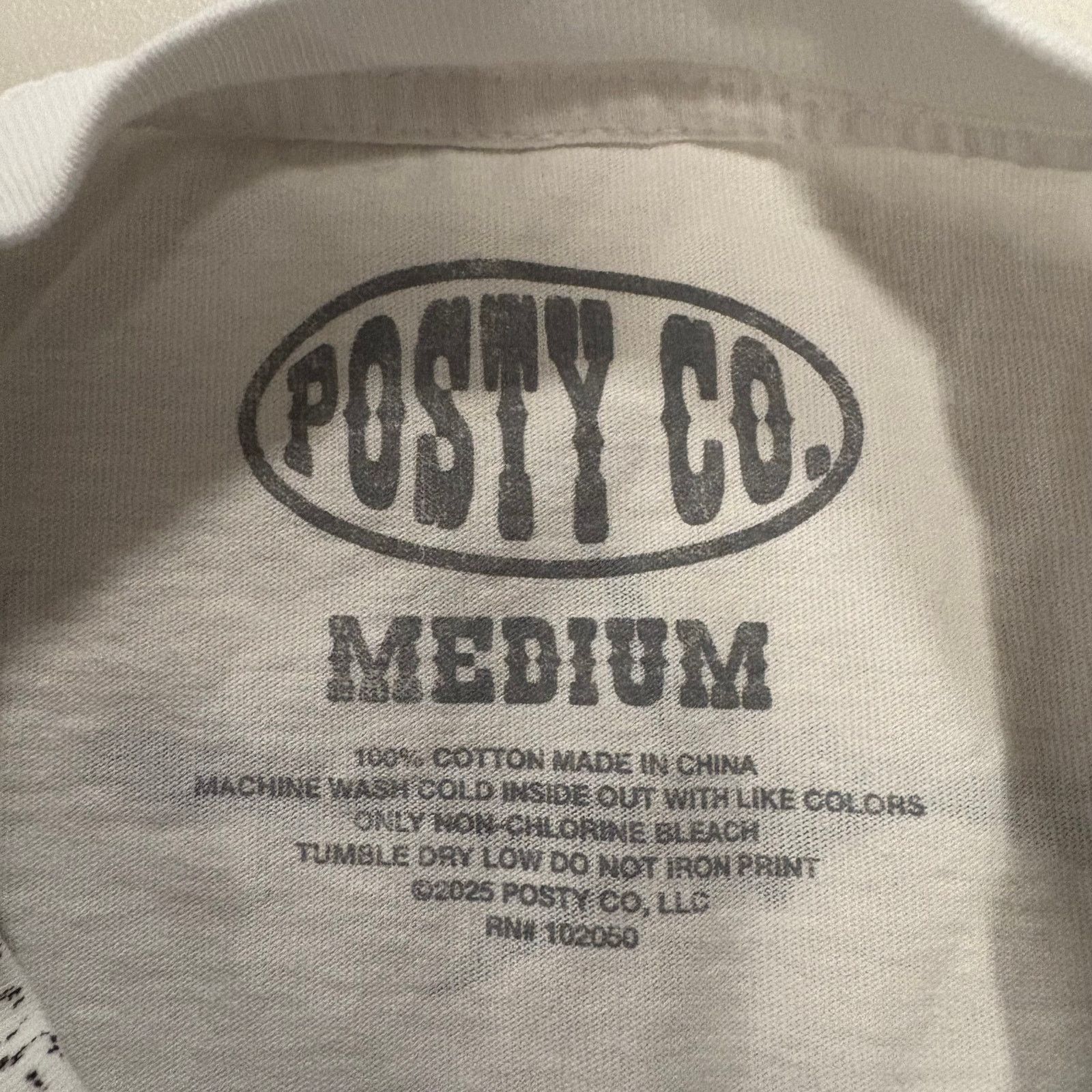 Gildan 2025 Post Malone Tour Shirt Size US M / EU 48-50 / 2 - 4 Thumbnail