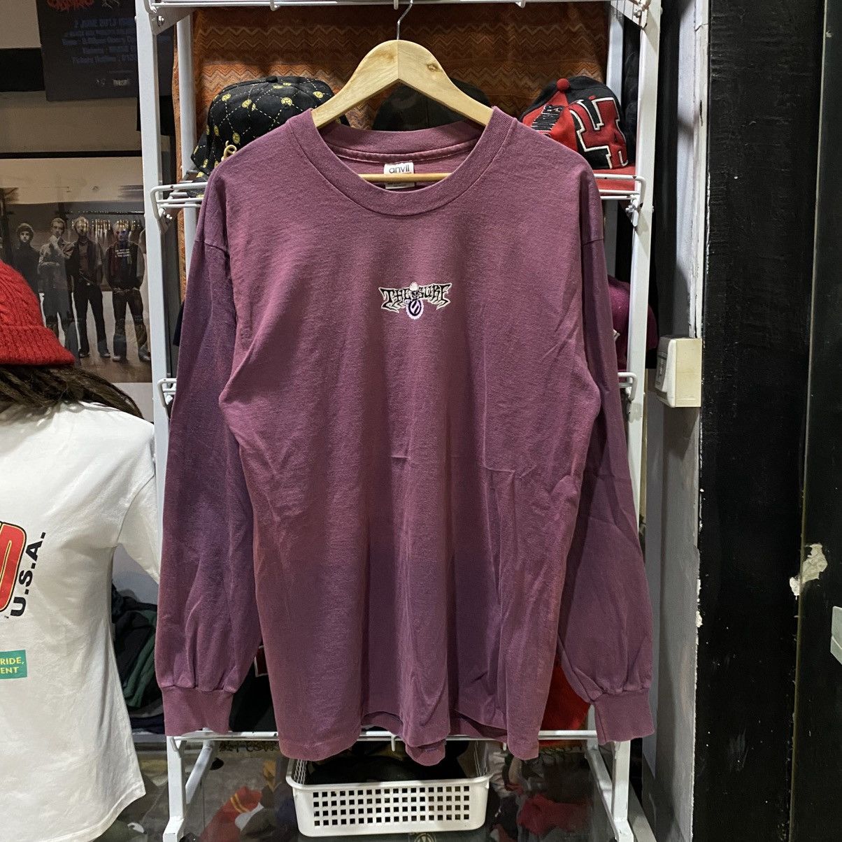 Vintage Vintage The Surf Skull Surf & Snow Longsleeve 90s T-Shirts Size US XL / EU 56 / 4 - 2 Thumbnail