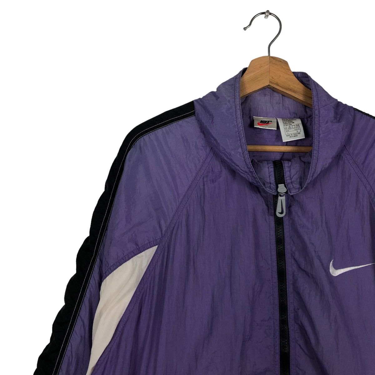 Nike × Vintage 🔥90’s Vintage Nike Jacket Big Logo Swoosh Size US L / EU 52-54 / 3 - 6 Thumbnail