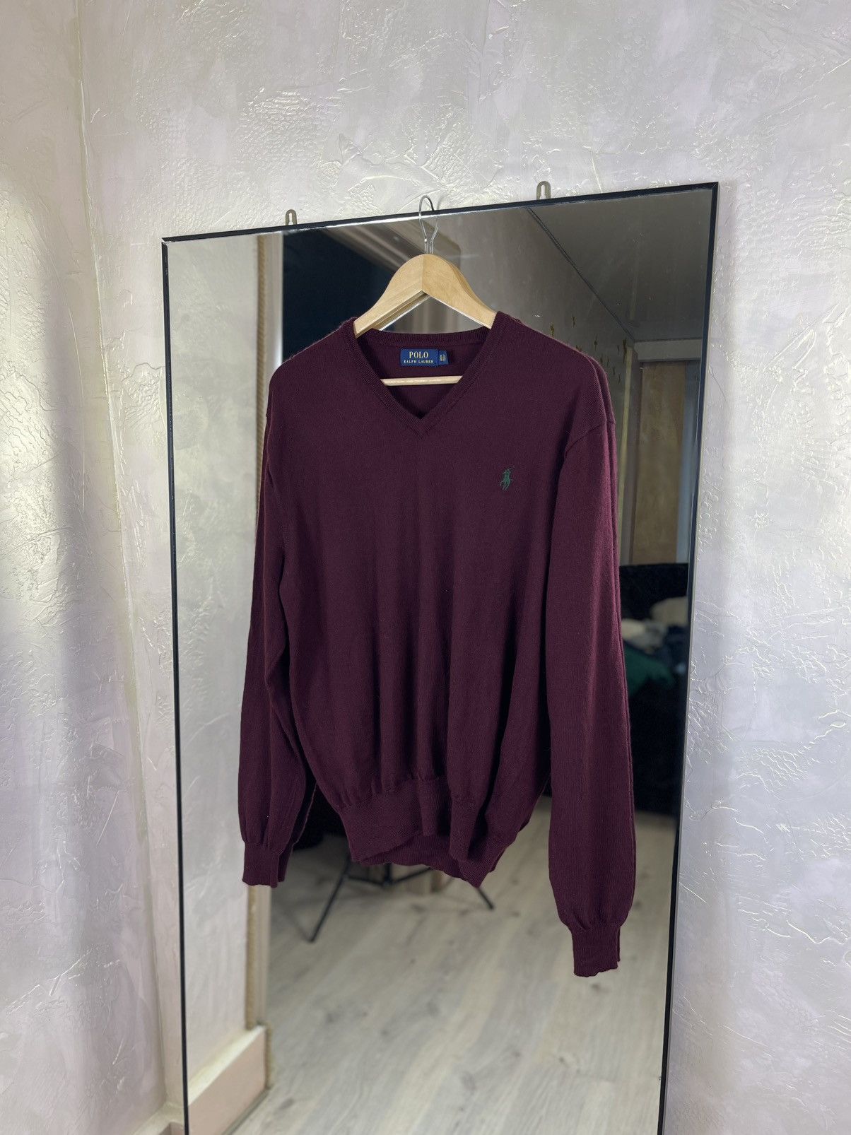 Polo Ralph Lauren Polo Ralph Lauren Premium Merino Wool V-Neck Knit Sweater Size US XL / EU 56 / 4 - 1 Thumbnail