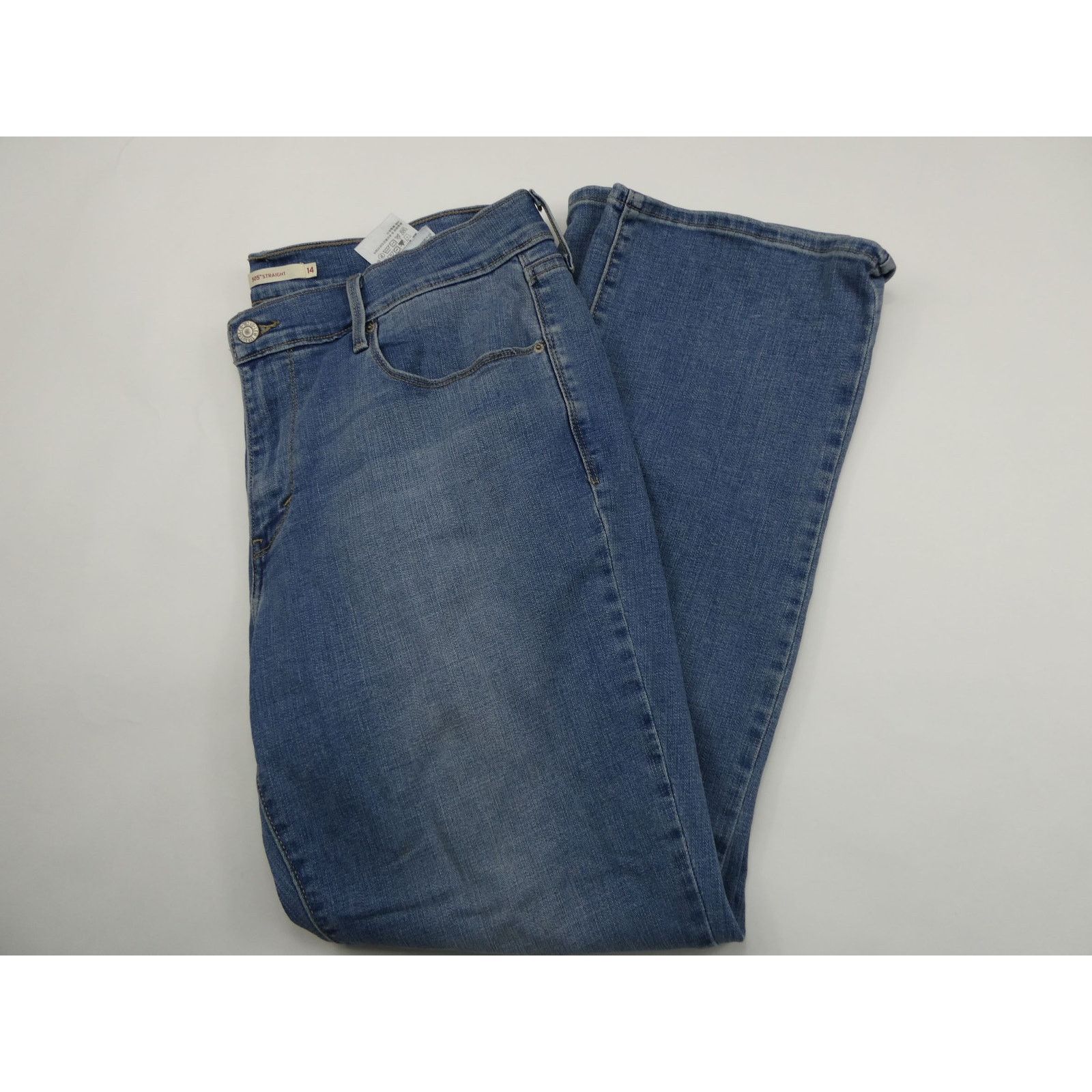 Levi's Levi's 505 Straight Leg, 14R, light wash, stretch fit Size 36" / US 14 / IT 50 - 1 Thumbnail