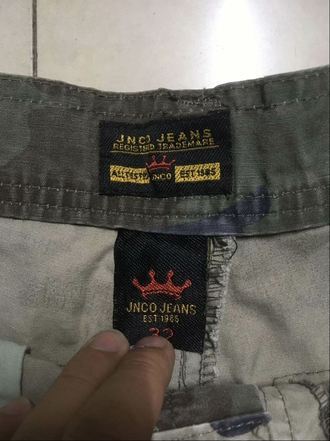 JNCO jnco camo cargo pants Size US 32 / EU 48 - 2 Thumbnail