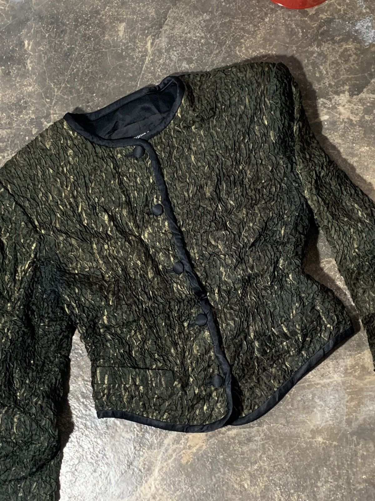Junko Shimada 49 AV junko shimada crinkle cropped jacket Runaway Style Size S / US 4 / IT 40 - 2 Thumbnail