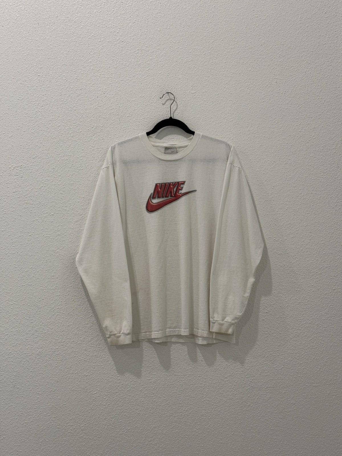 Nike Vintage Y2K Nike Long Sleeve T Shirt OG Logo USA Large Size US L / EU 52-54 / 3 - 1 Thumbnail