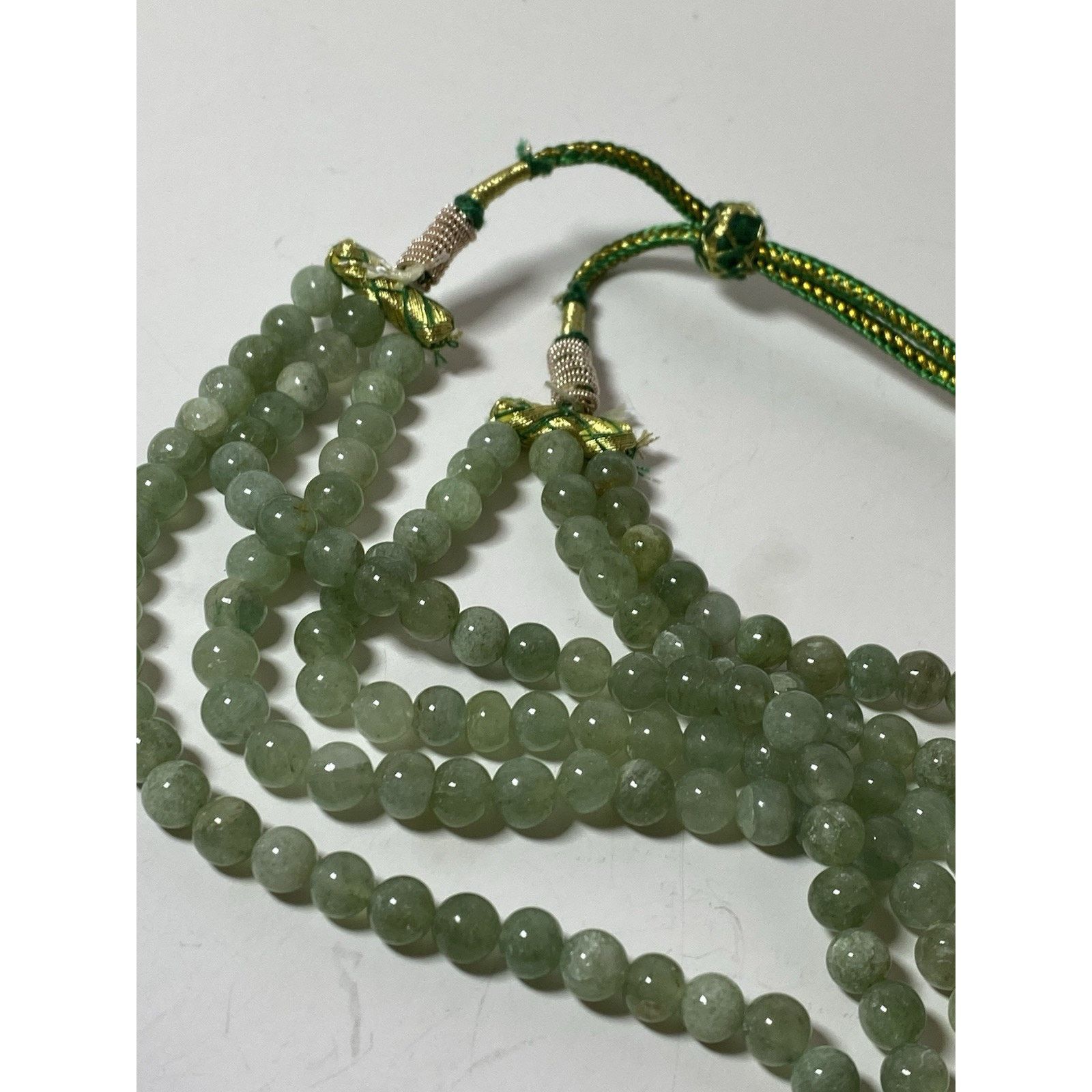 Other Natural Green Jadeite Beaded Multi Strand Necklace Size ONE SIZE - 4 Thumbnail
