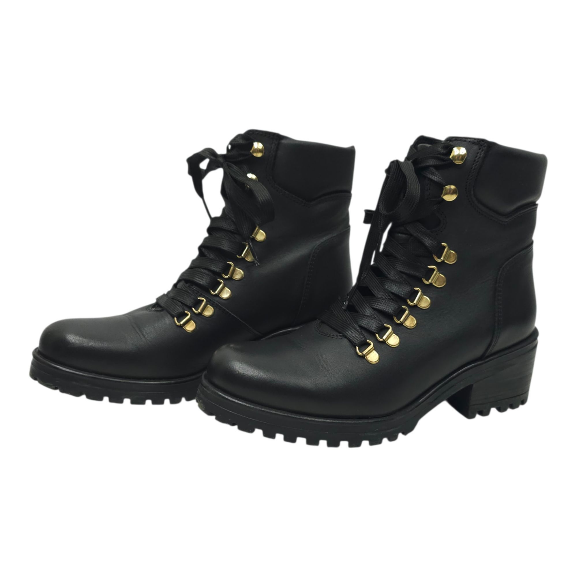 Steve Madden Steve Madden Galway Leather Ankle Boots Size 8.5 Lace Up Size US 8.5 / IT 38.5 - 1 Thumbnail