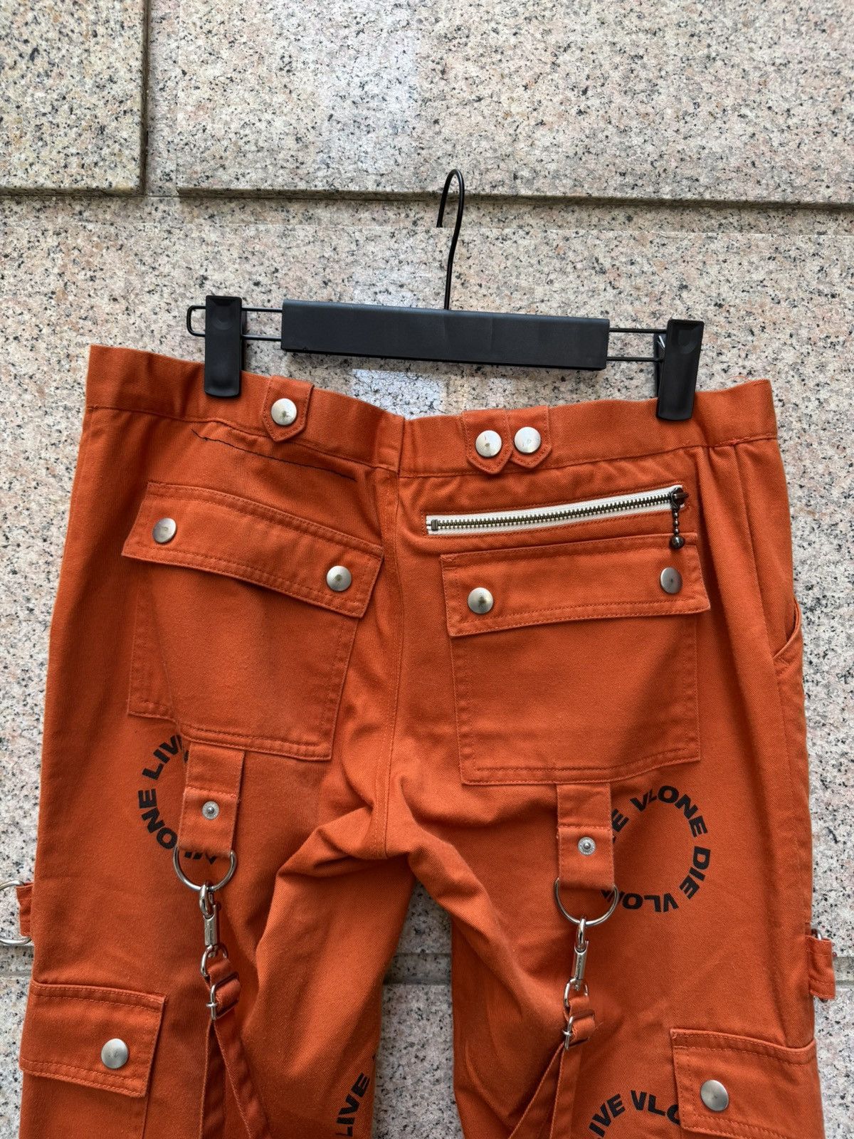 Vlone Vlone bondage pants orange M Size US 31 - 8 Thumbnail