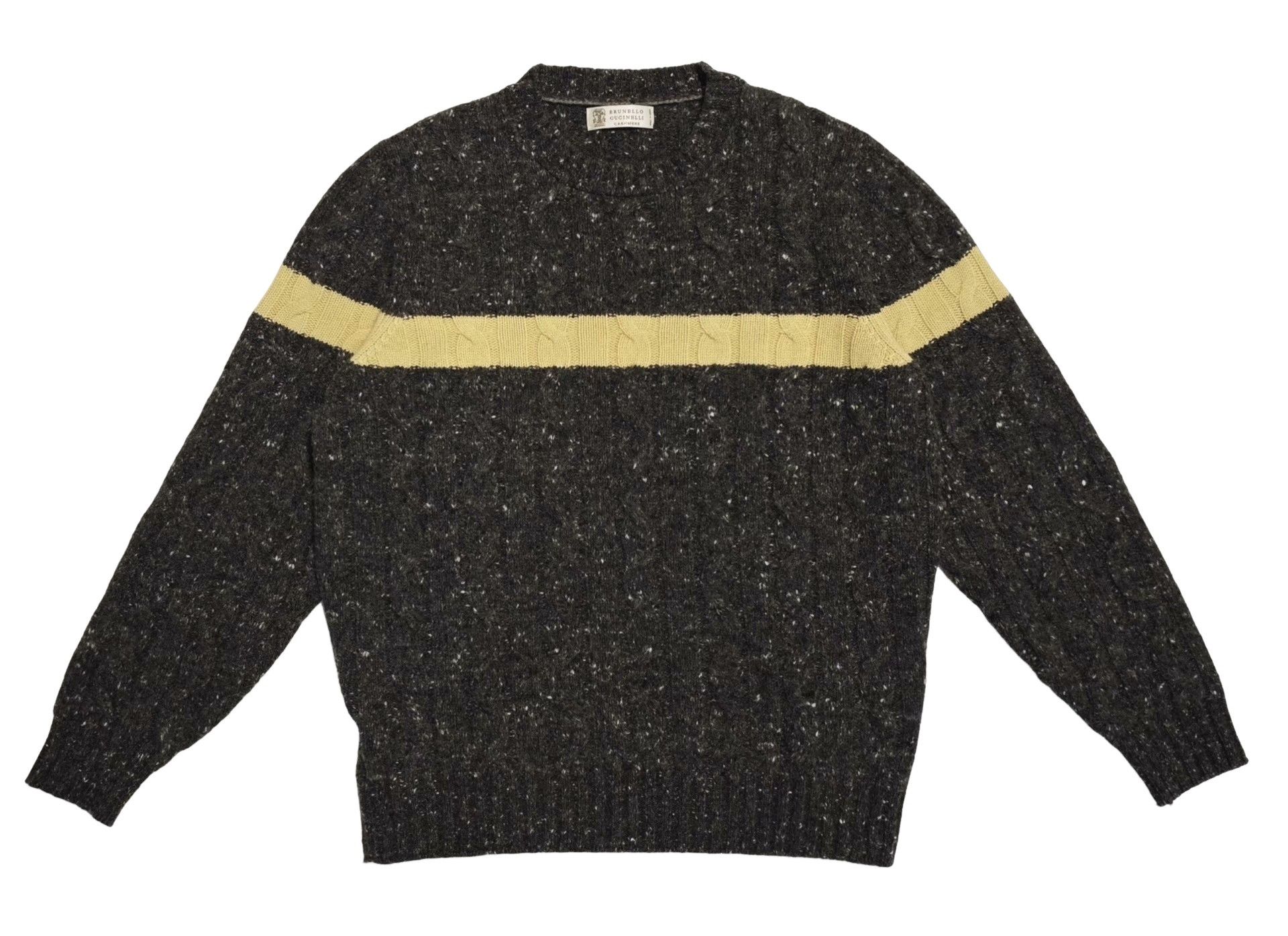 Brunello Cucinelli Brunello Cucinelli Cashmere Wool Cable Knit Sweater Size M Size US M / EU 48-50 / 2 - 1 Thumbnail